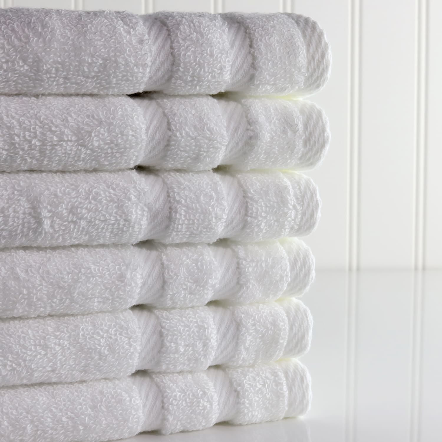 1888 Mills Naked Cotton/Tencel Modal Washcloths, 13inx 13in, White, Case of 120 - Image 3