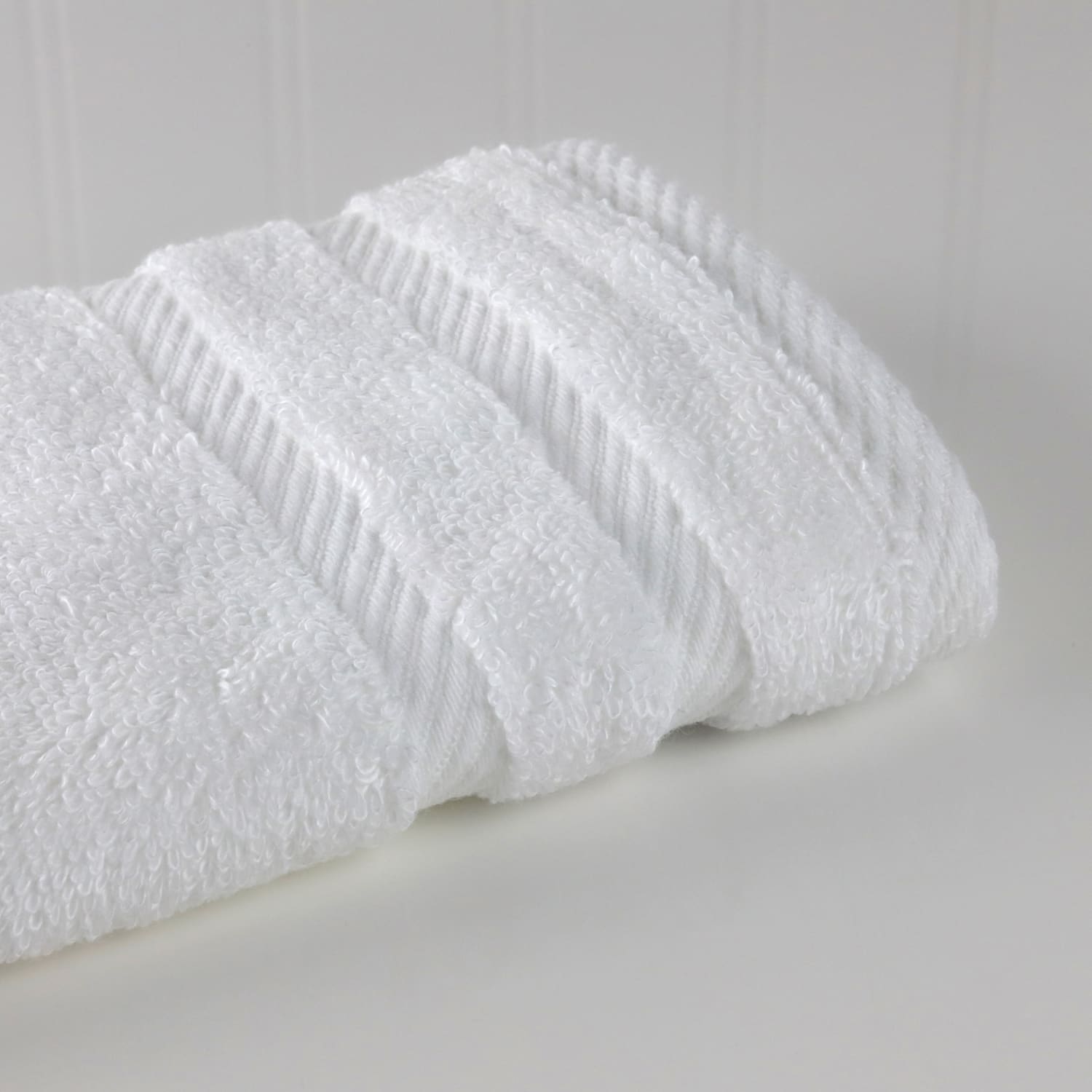 1888 Mills Naked Cotton/Tencel Modal Washcloths, 13inx 13in, White, Case of 120 - Image 4