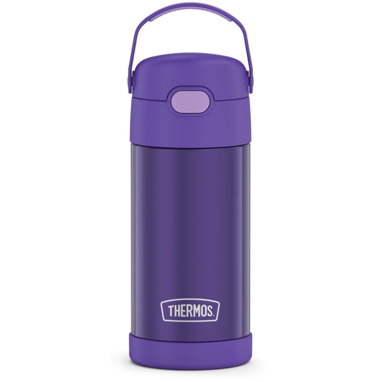 Thermos FUNtainer Water Bottle 12Oz - 12 fl oz - Purple - Stainless Steel, Silicone - Image 3