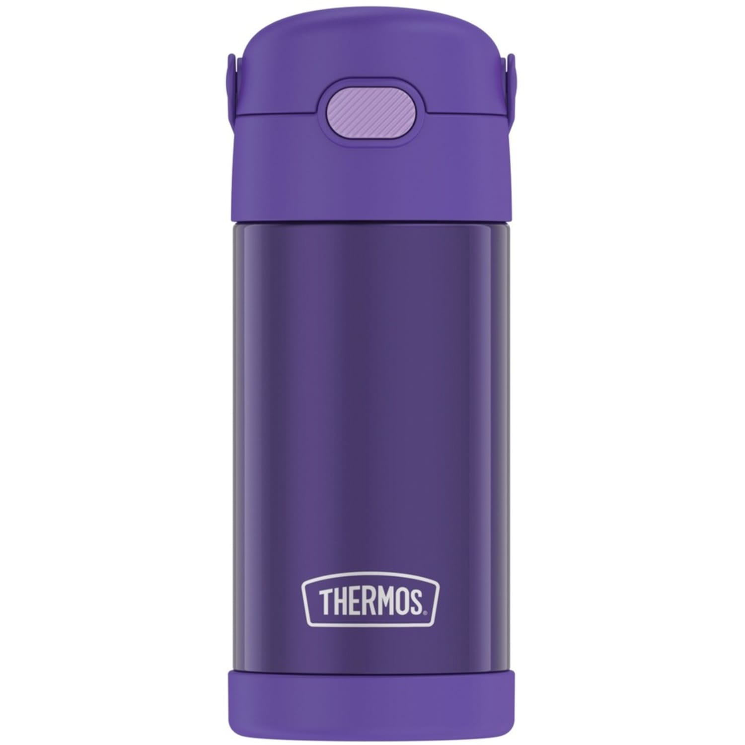 Thermos FUNtainer Water Bottle 12Oz - 12 fl oz - Purple - Stainless Steel, Silicone - Image 4