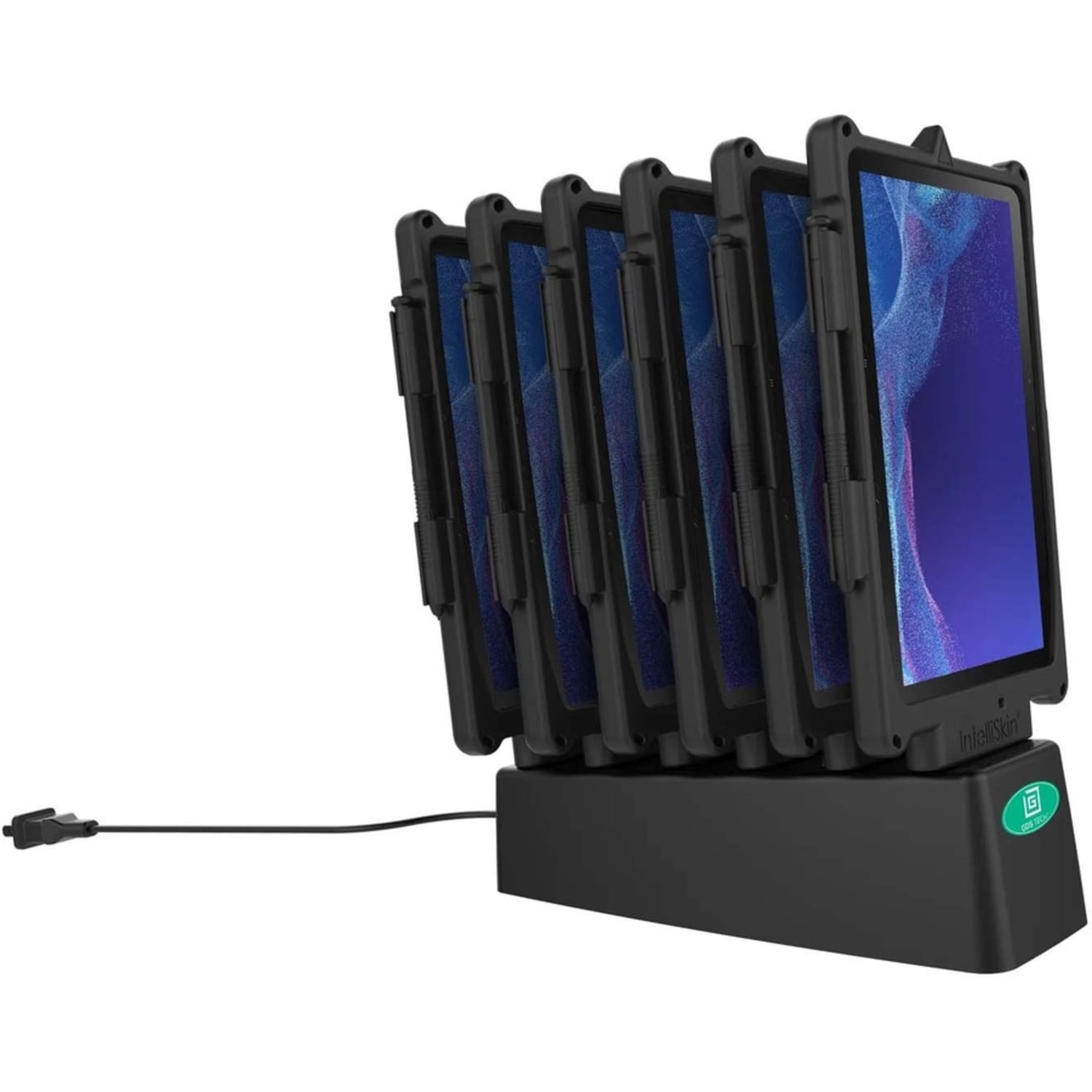 GDS 6-Port Desktop Charger for IntelliSkin Next Gen - Docking - Phone, Tablet PC - 6 Slot - Charging Capability - Image 5