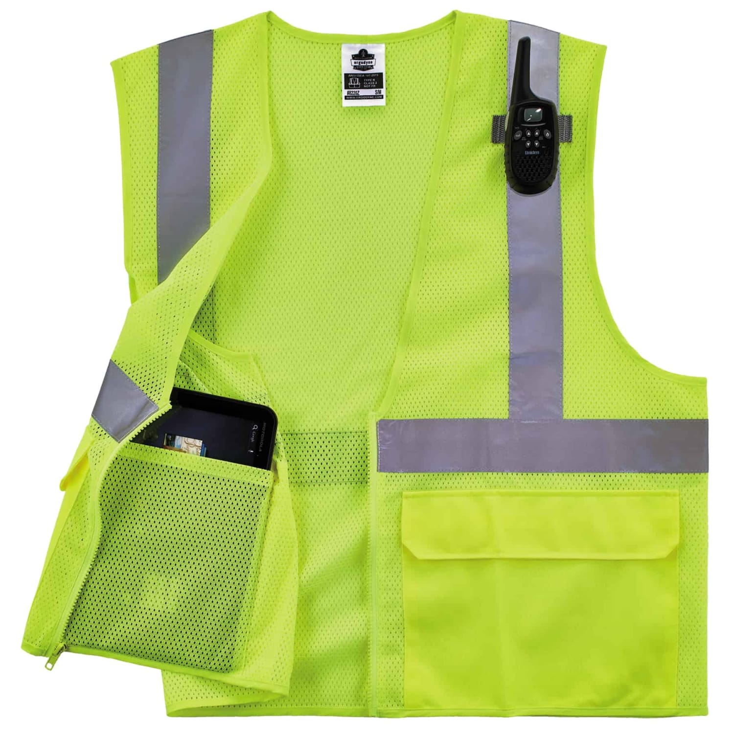 Ergodyne GloWear Safety Vest, Standard, Type-R Class 2, 4X/5X, Lime, 8220Z - Image 4