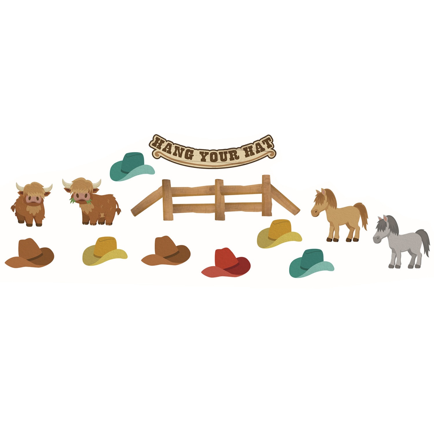 Eureka Wild Wild Classroom Welcome Bulletin Board Set, 69 Pieces - Image 5