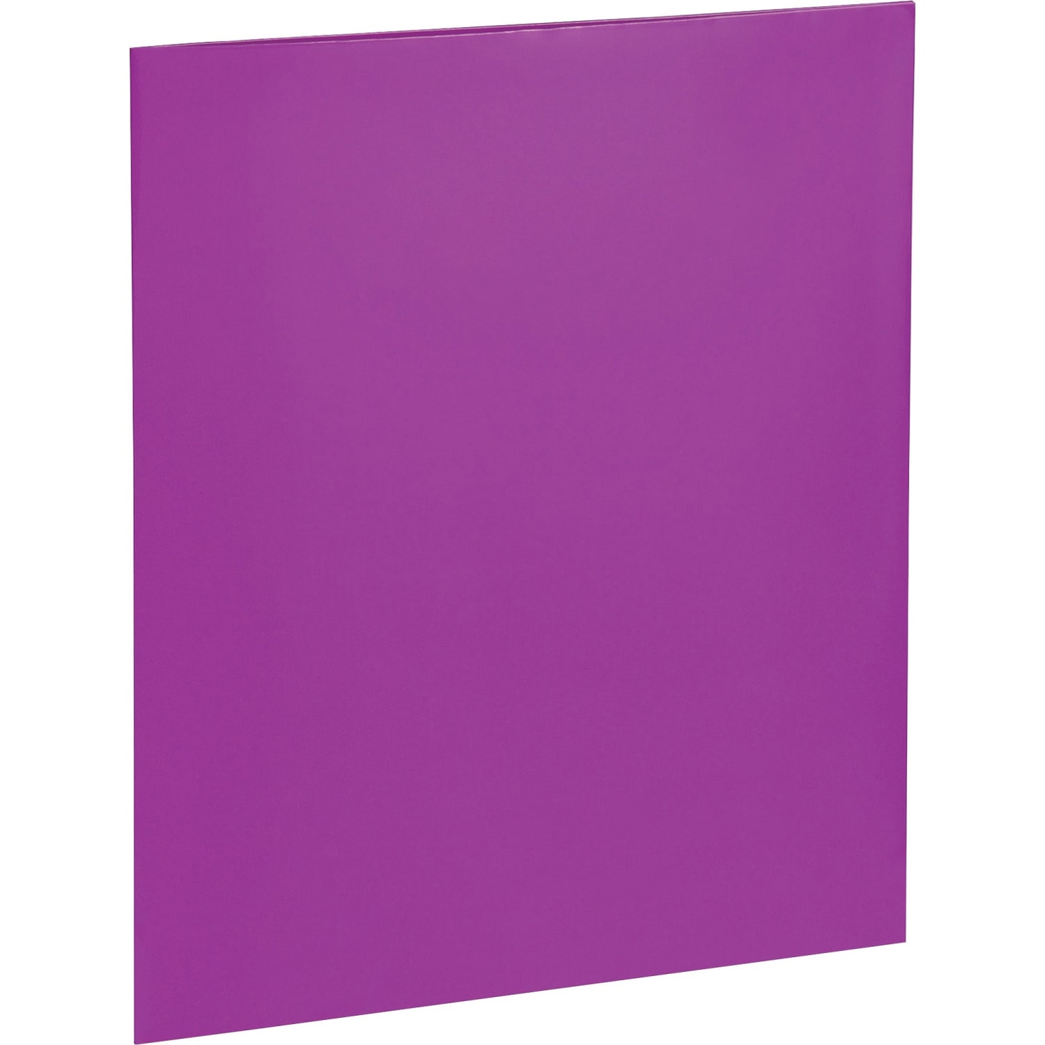 Business Source 2-Pocket Report Covers With Business Card Holder, Letter Size, 8 1/2in x 11in, Purple, Box Of 25 Covers - Image 3