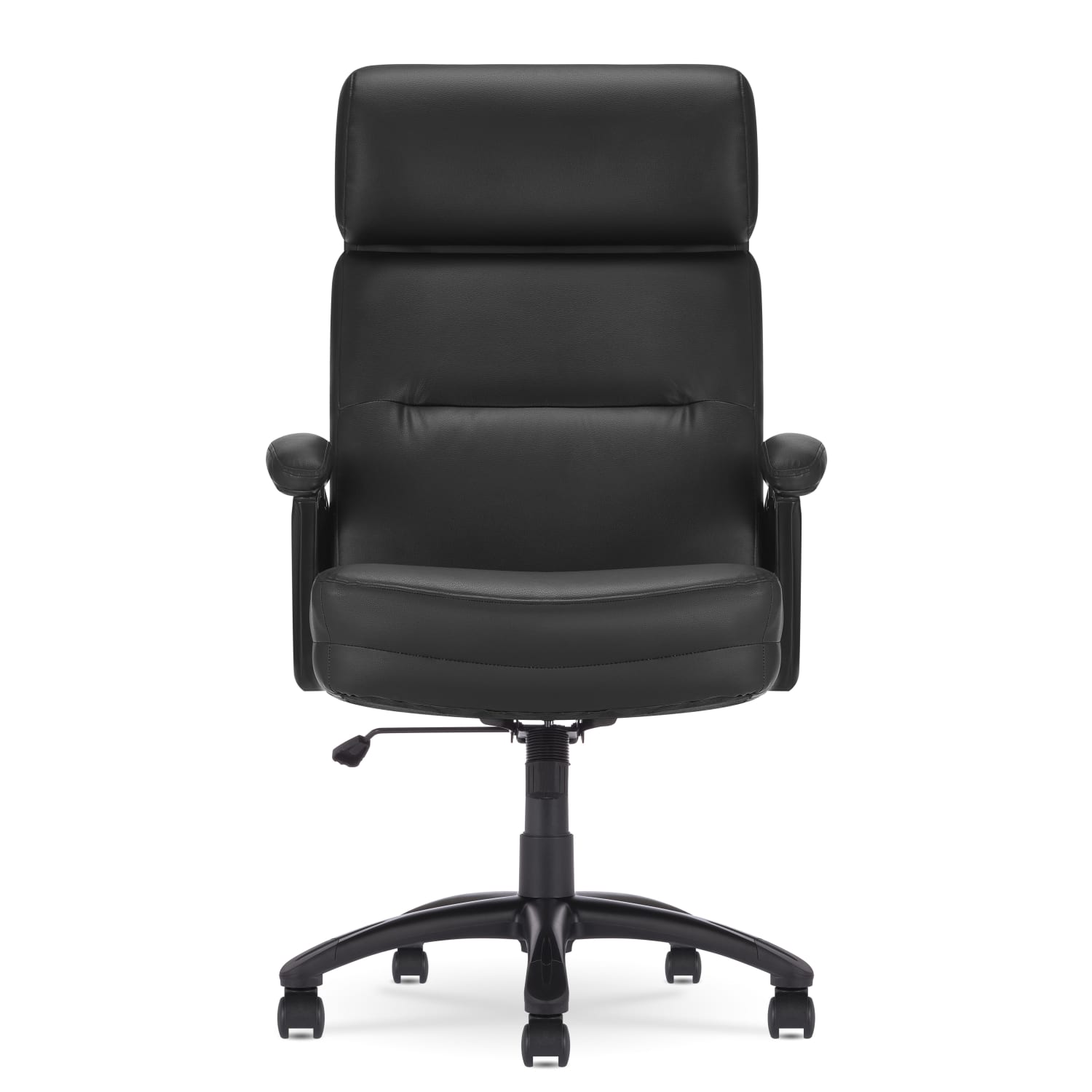 Serta Comfort Big & Tall Ergonomic Bonded Leather High-Back Executive Office Chair, Black - Image 3