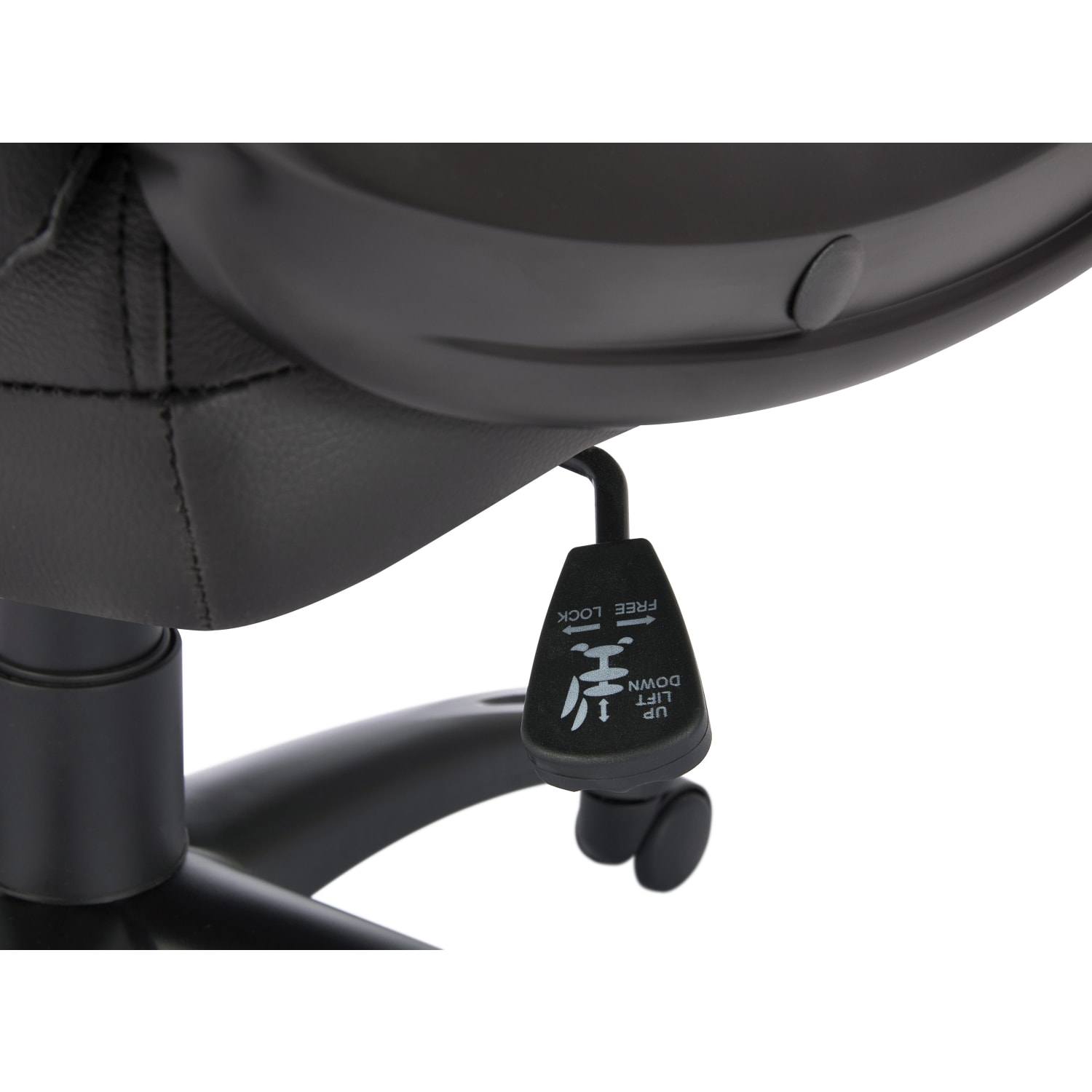 Serta Comfort Big & Tall Ergonomic Bonded Leather High-Back Executive Office Chair, Black - Image 10