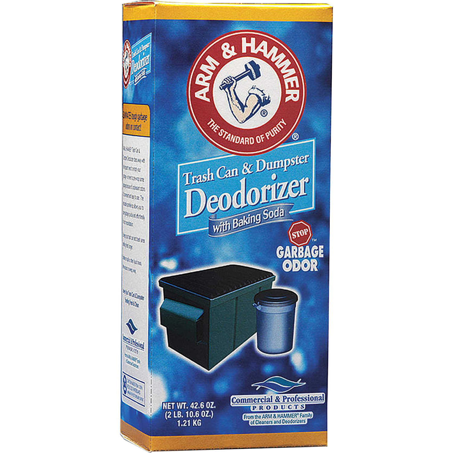 Arm & Hammer Original Trash Can And Dumpster Deodorizer, 42.6 Oz Bottle, Case Of 9 - Image 3