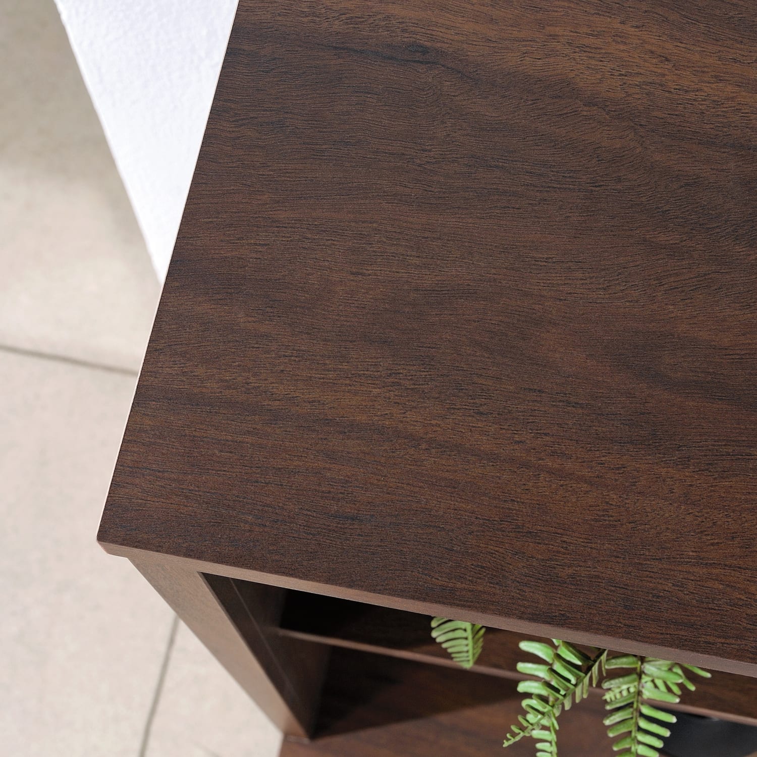 Sauder Palo Alto 72inW Hutch For L-Desk Or Large Credenza, Spiced Mahogany - Image 5