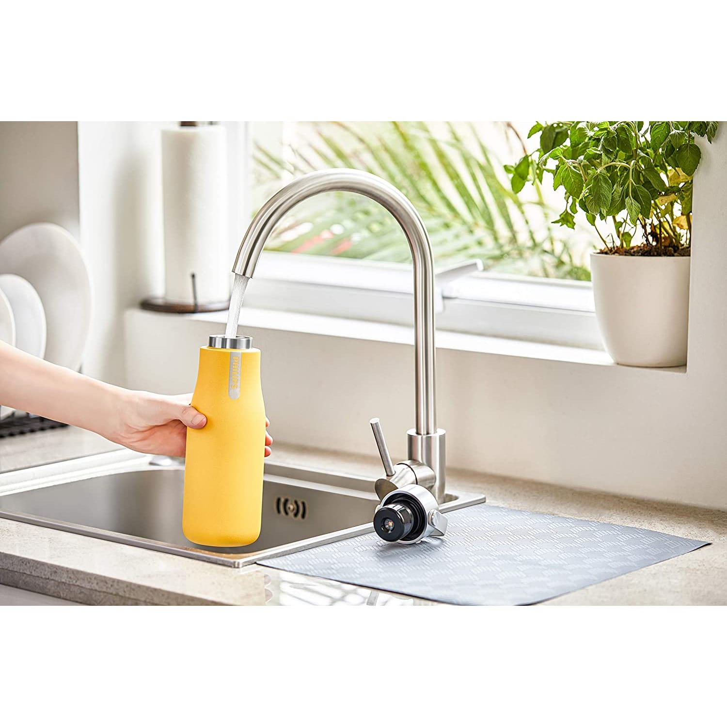 Philips UV Smart Bottle, 20 Oz, Yellow - Image 4