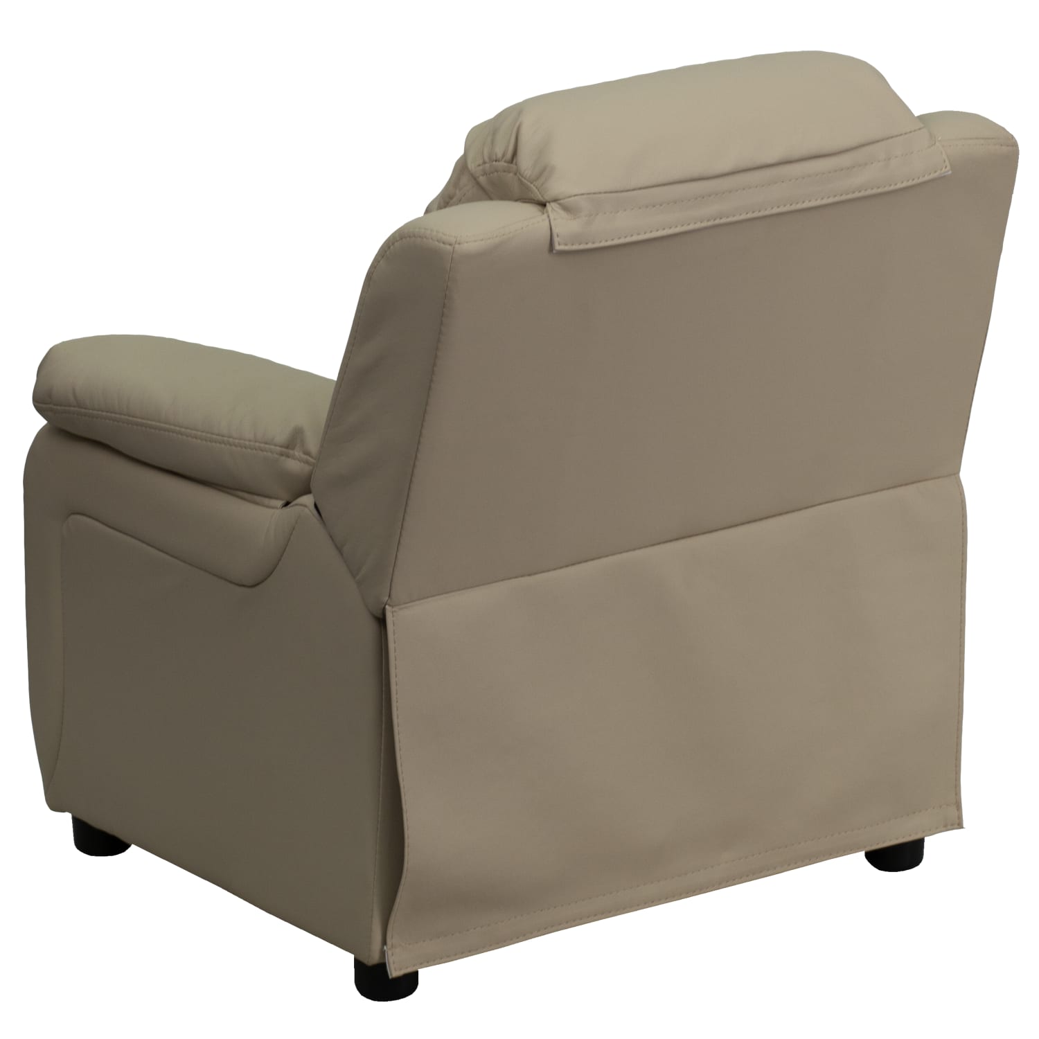 Flash Furniture Deluxe Padded Contemporary Vinyl Kids Recliner Accent Chair With Storage Arms Beige PopularChairscom Flash Furniture Deluxe Padded Contemporary Vinyl Kids Recliner Accent Chair With Storage Arms Beige PopularChairscom