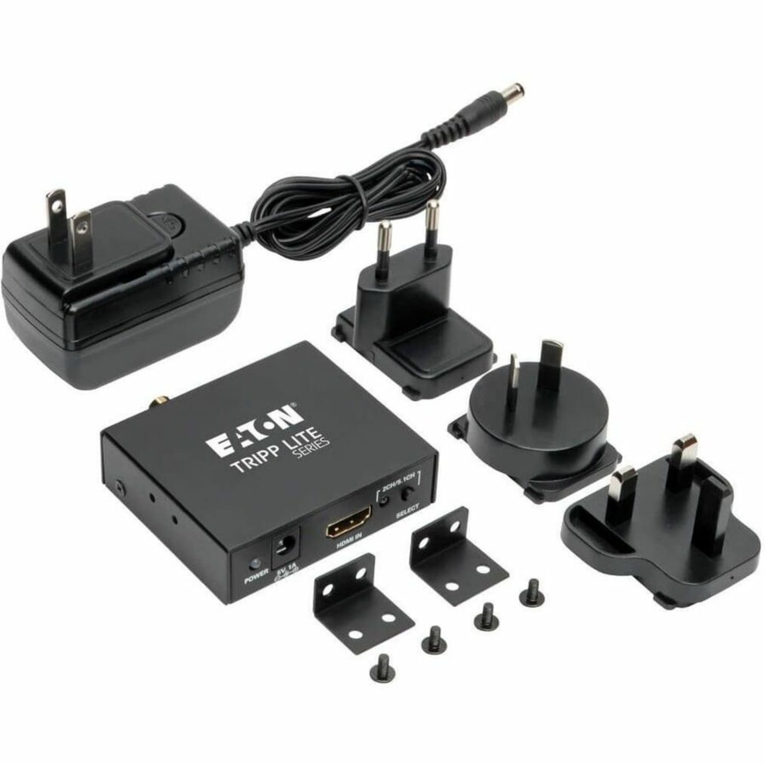 Tripp Lite Ultra High Definition UHD 4Kx2K HDMI Audio De-Embedder Extractor - HDMI audio signal extractor - black - Image 5