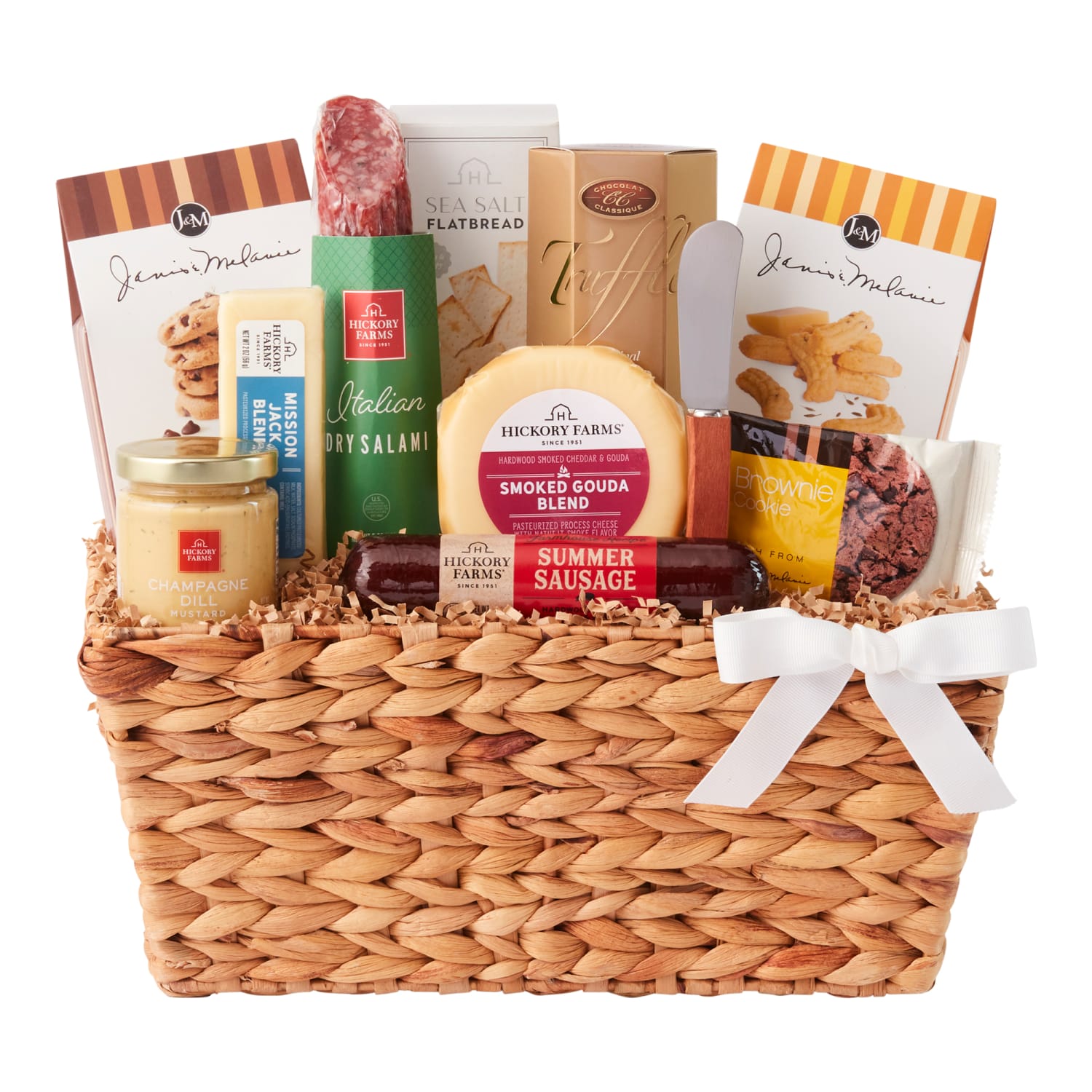 Hickory Farms - Gourmet Charcuterie Gift Basket - 11 items