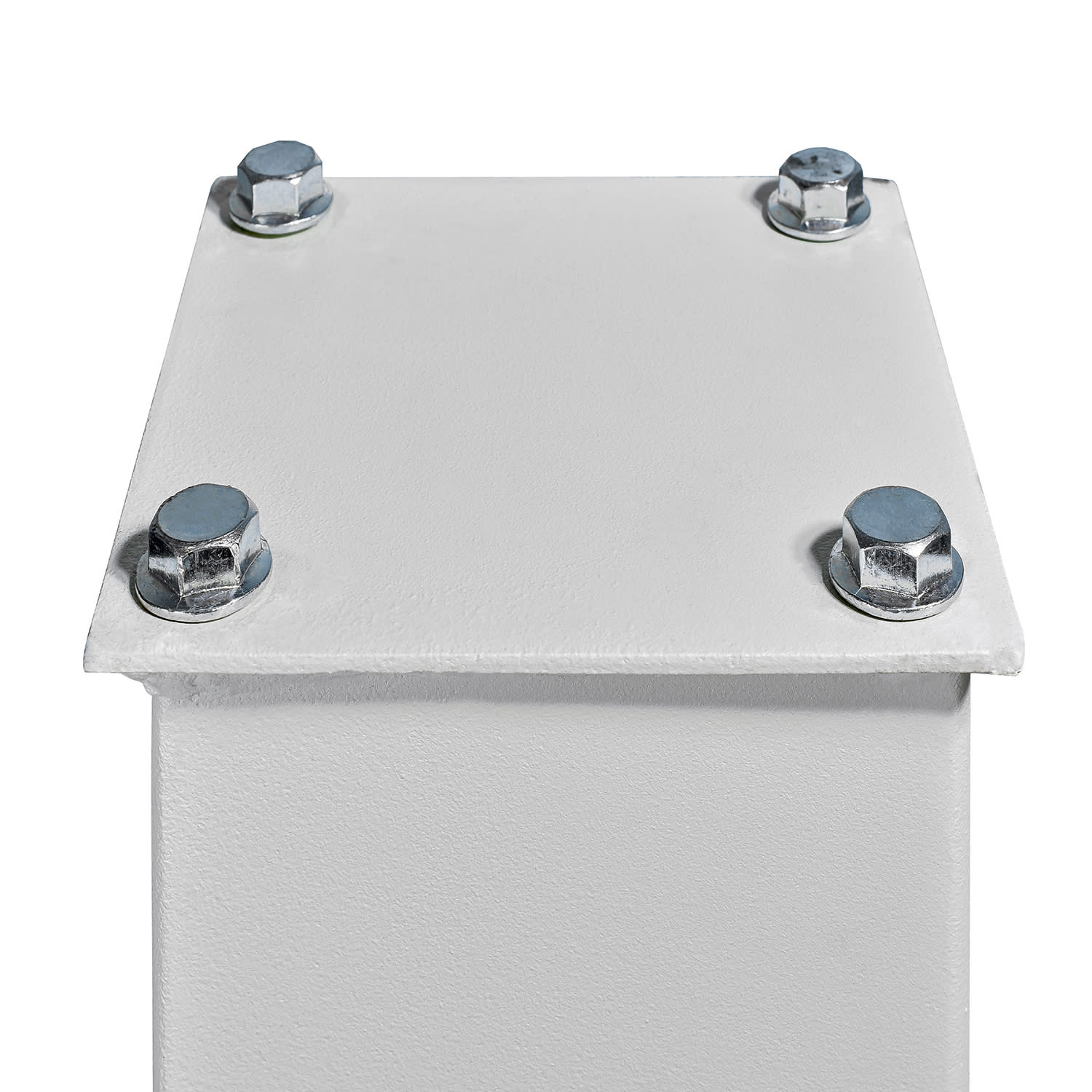 Mail Boss In Ground Mailbox Post, 46inH x 4inW x 4inD, White - Image 3