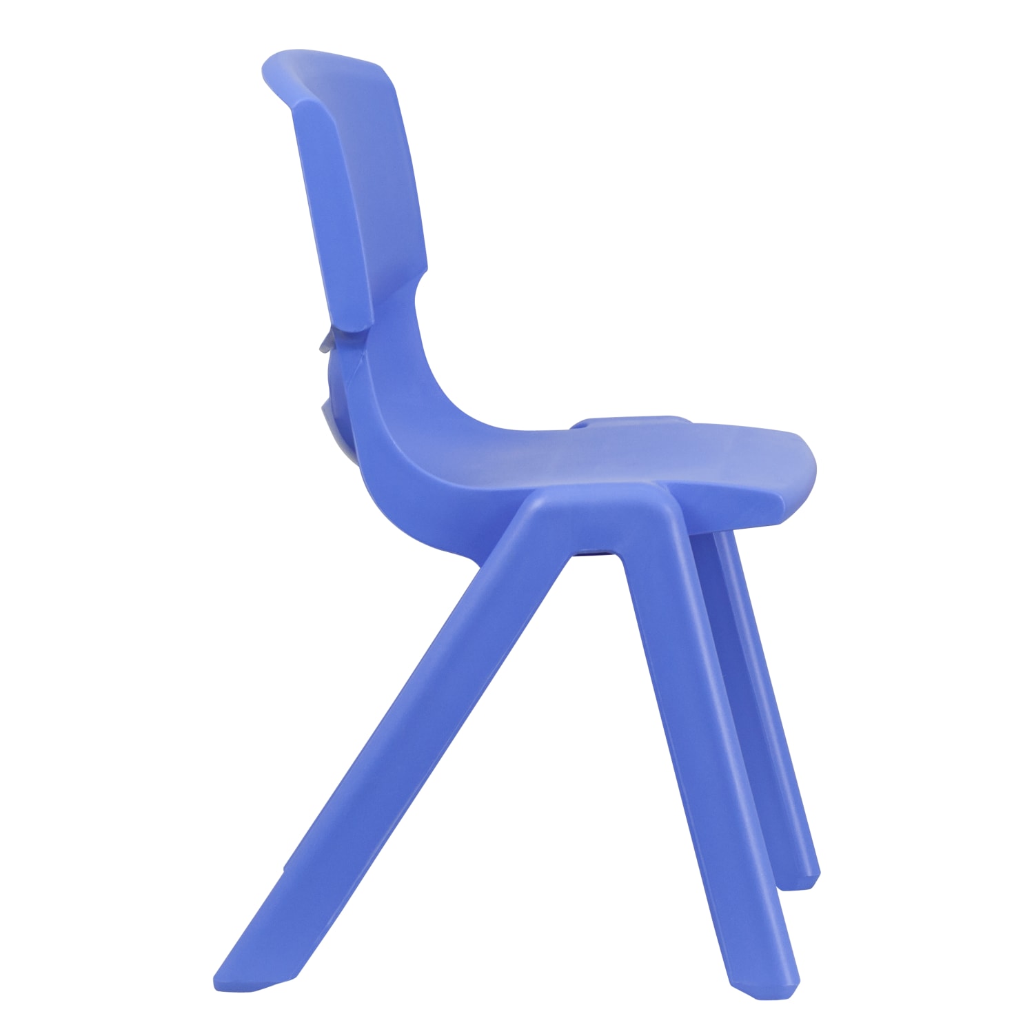 Flash Furniture Plastic Stackable School Chairs With 15 12in Seat Height Blue Set Of 2 Chairs PopularChairscom