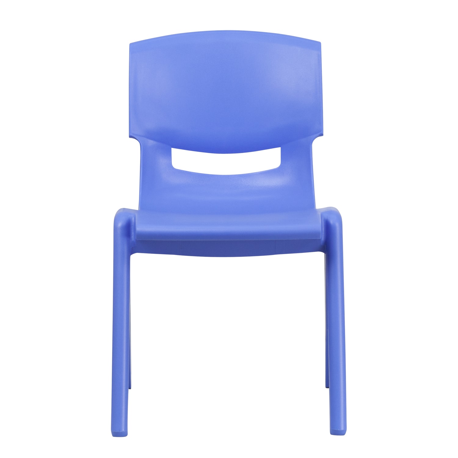 Flash Furniture Plastic Stackable School Chairs With 15 12in Seat Height Blue Set Of 2 Chairs PopularChairscom