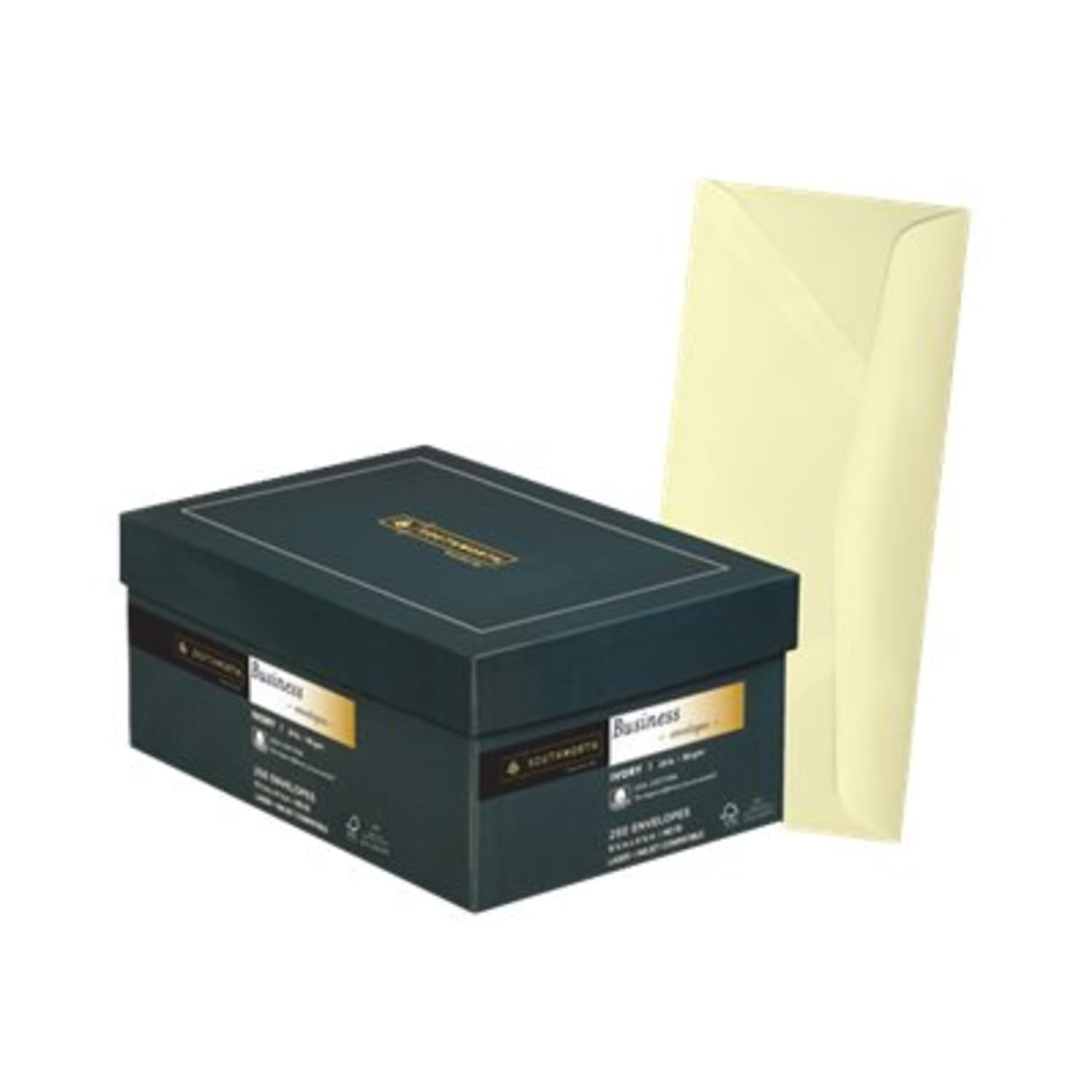 Southworth #10 Fine Business Envelopes, Self Adhesive, Ivory, Box Of 250 - Image 3