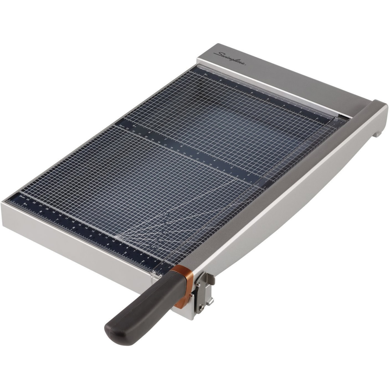 Swingline ClassicCut Guillotine Trimmer With EdgeGlow, 25inH x 14-1/8inW x 4-5/8inD, Silver - Image 3