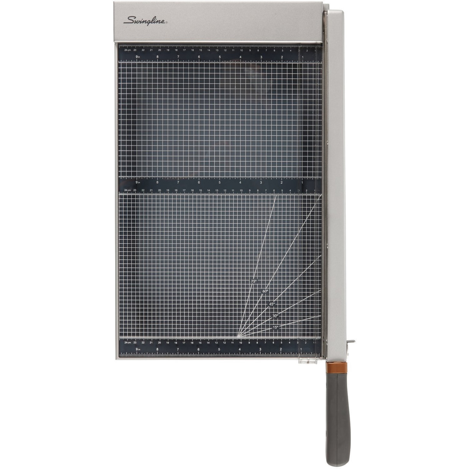 Swingline ClassicCut Guillotine Trimmer With EdgeGlow, 25inH x 14-1/8inW x 4-5/8inD, Silver - Image 4