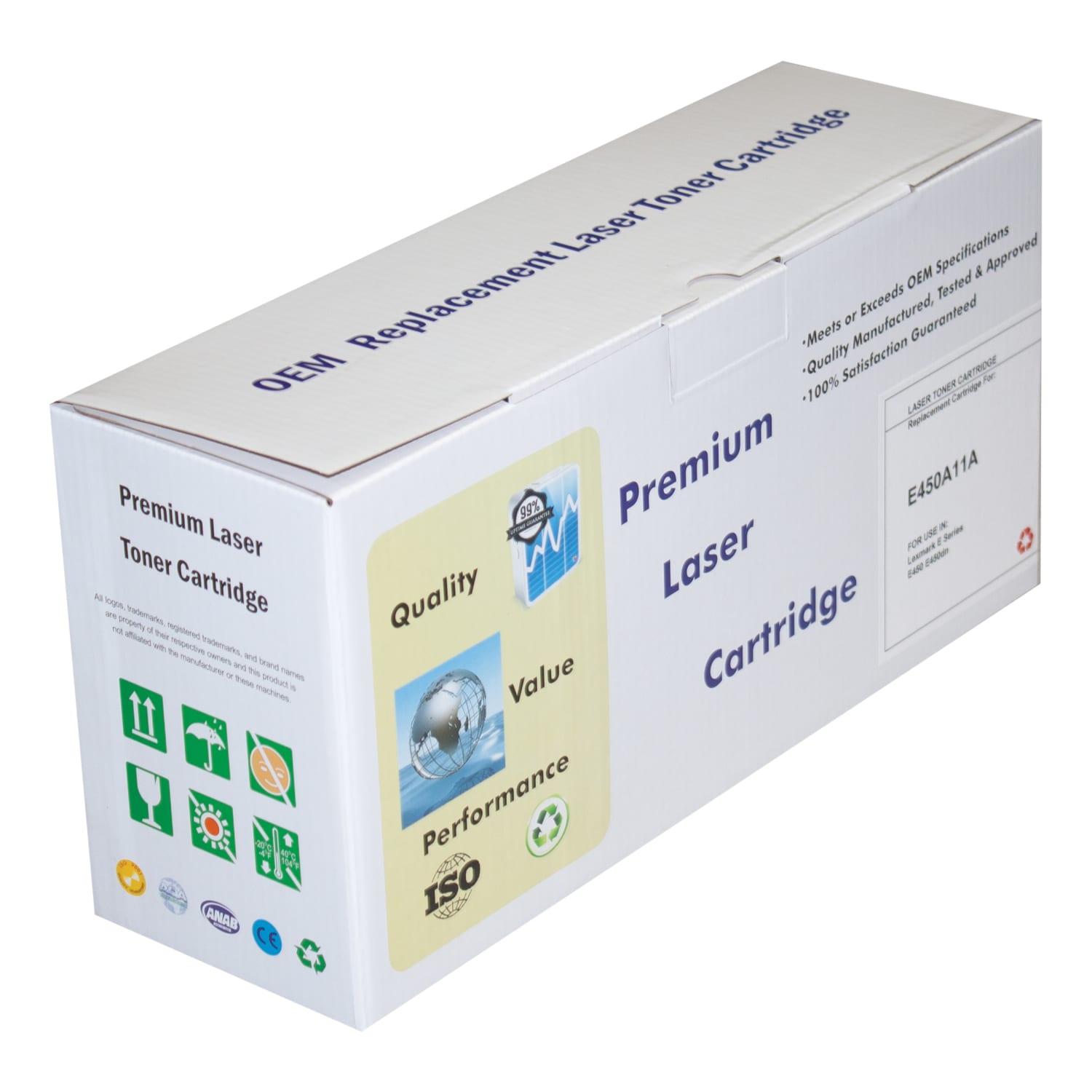 M&A Global Remanufactured Black Toner Cartridge Replacement For Lexmark E450A11A, E450A11A-CMA - Image 3