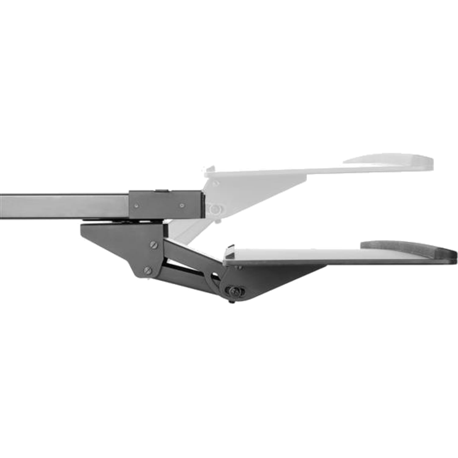 StarTech.com Under Desk Keyboard Tray - Adjustable - Keyboard Drawer - Computer Keyboard Stand - Keyboard Shelf 26.4in W - Keyboard Shelf - Image 3