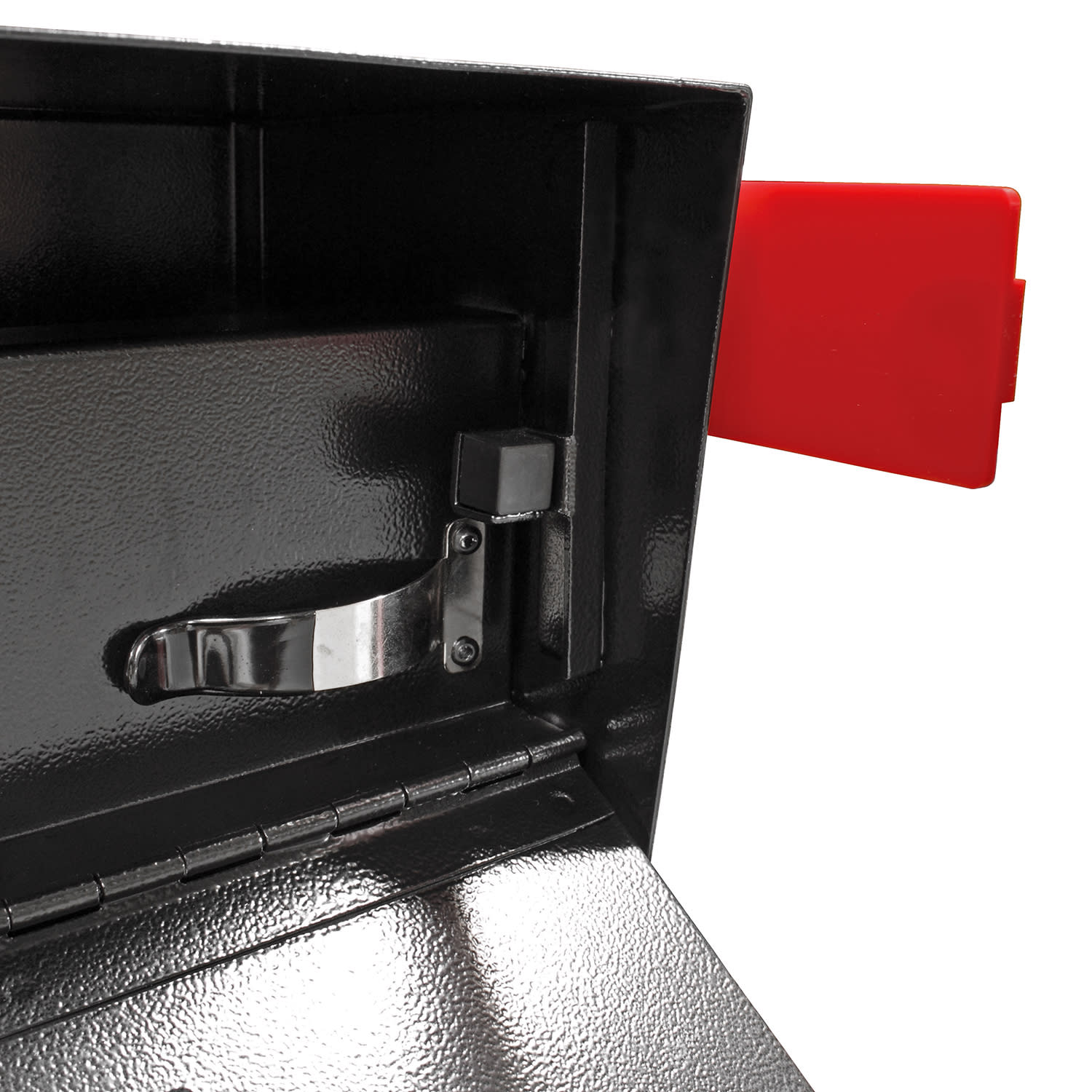 Mail Boss Metro Mail Wall Mount Locking Mailbox, 14 3/4inH x 15 2/5inW x 7 1/8inD, Black - Image 5