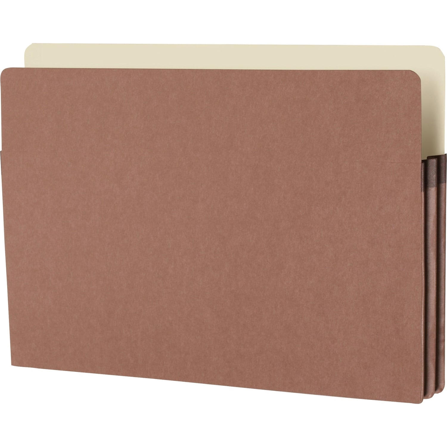 Business Source Expanding File Pockets, 1 3/4in Expansion, Legal Size, 8 1/2in x 14in, Redrope, Box Of 25 File Pockets - Image 4