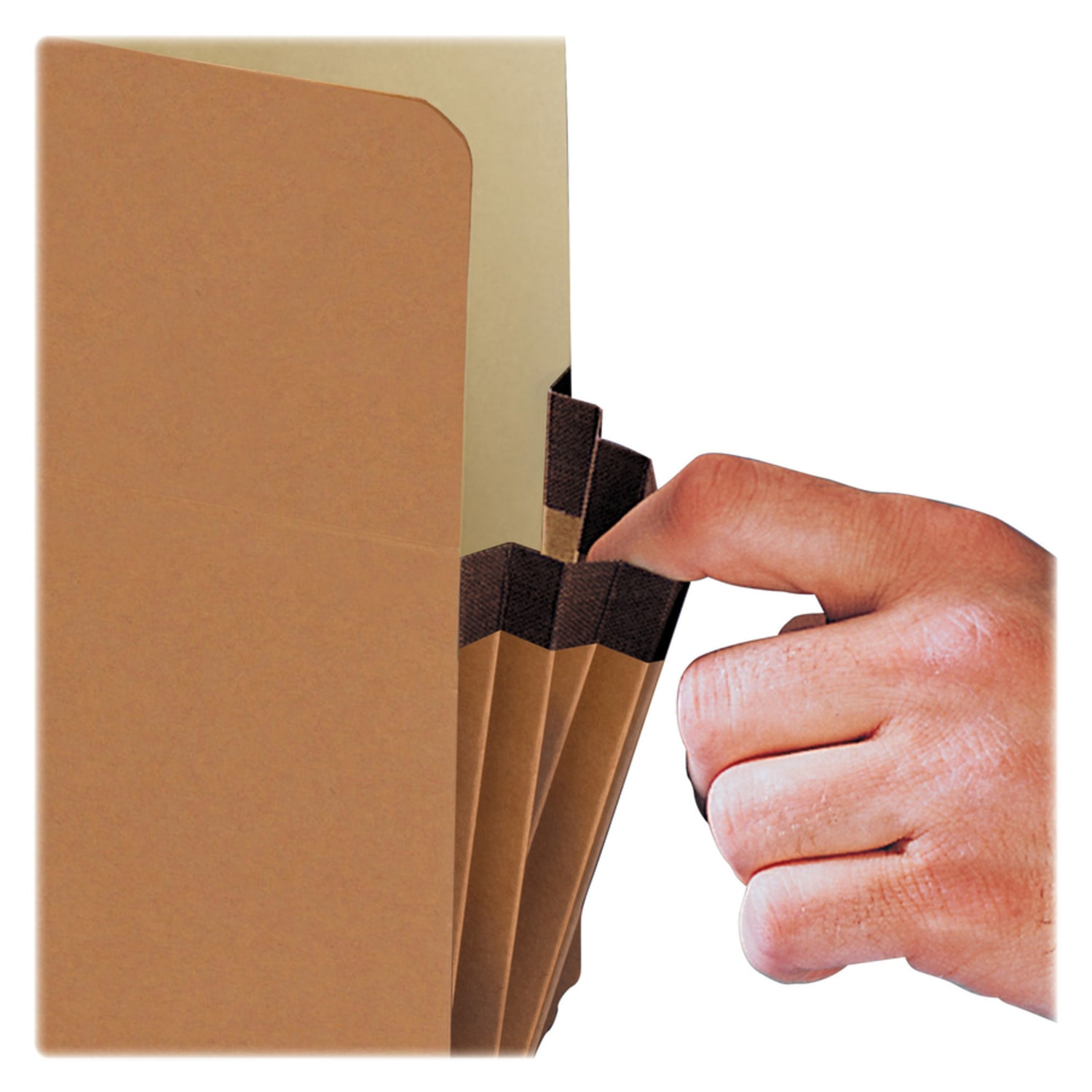 Business Source Expanding File Pockets, 1 3/4in Expansion, Legal Size, 8 1/2in x 14in, Redrope, Box Of 25 File Pockets - Image 5