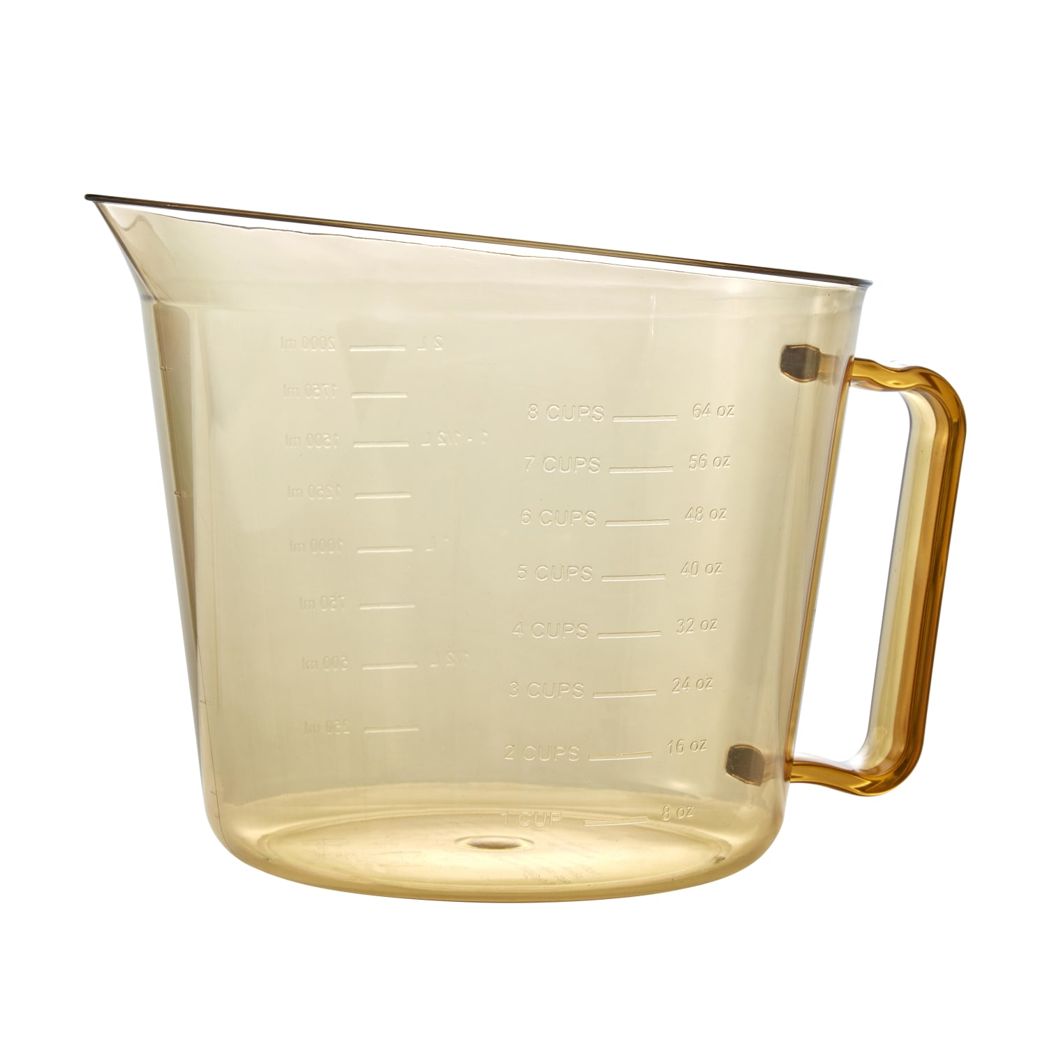 Cambro High-Heat Measuring Cup, 64 Oz, Amber - Image 3