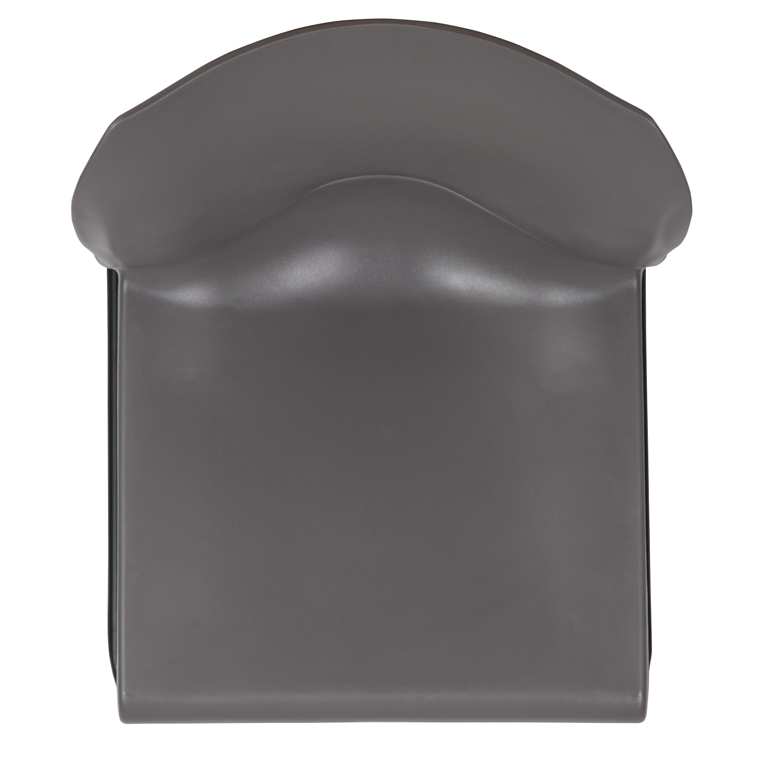 Flash Furniture HERCULES Full-Back Contoured Stacking Chair With Sled Base, Gray/Black - Image 12