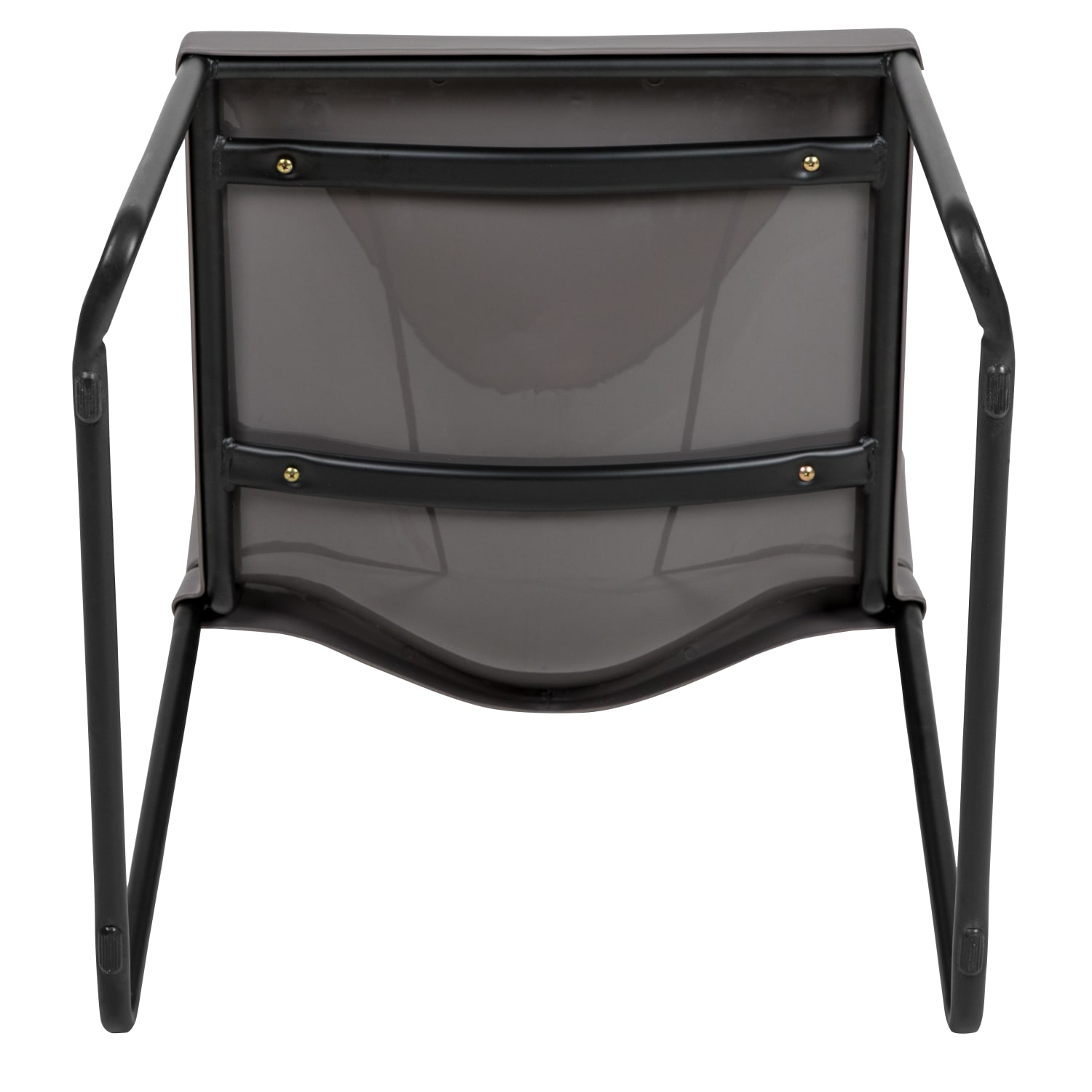 Flash Furniture HERCULES Full-Back Contoured Stacking Chair With Sled Base, Gray/Black - Image 13