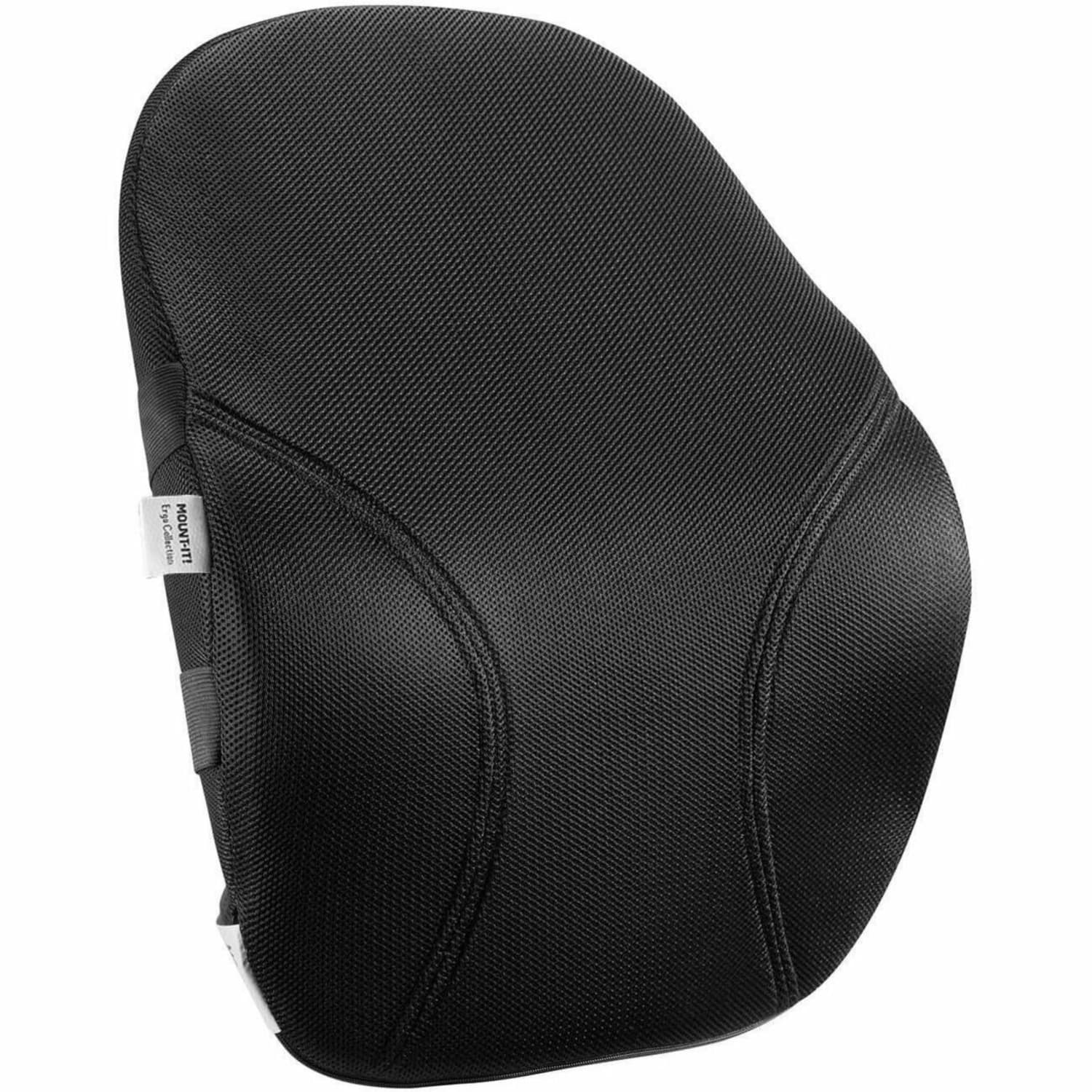 Mount-It! Ergo Collection Lumbar Support, 18-1/2inH x 15-3/4inW x 4-3/16inD, Black - Image 10