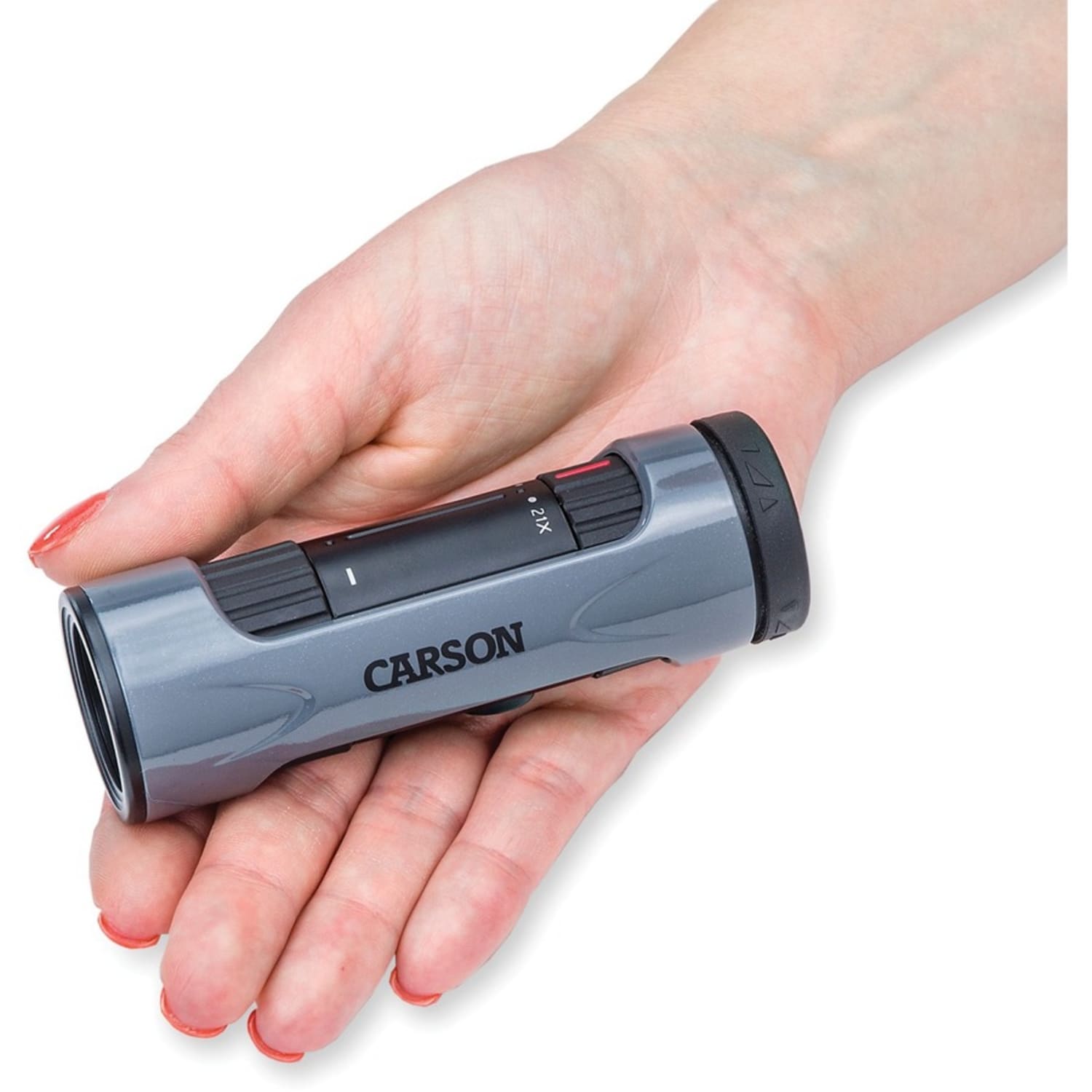 Carson MonoZoom 7-21x21mm Zoom Monocular - 7x 21 mm Objective Diameter - BaK4 - Optical - Diopter Adjustment - Image 4