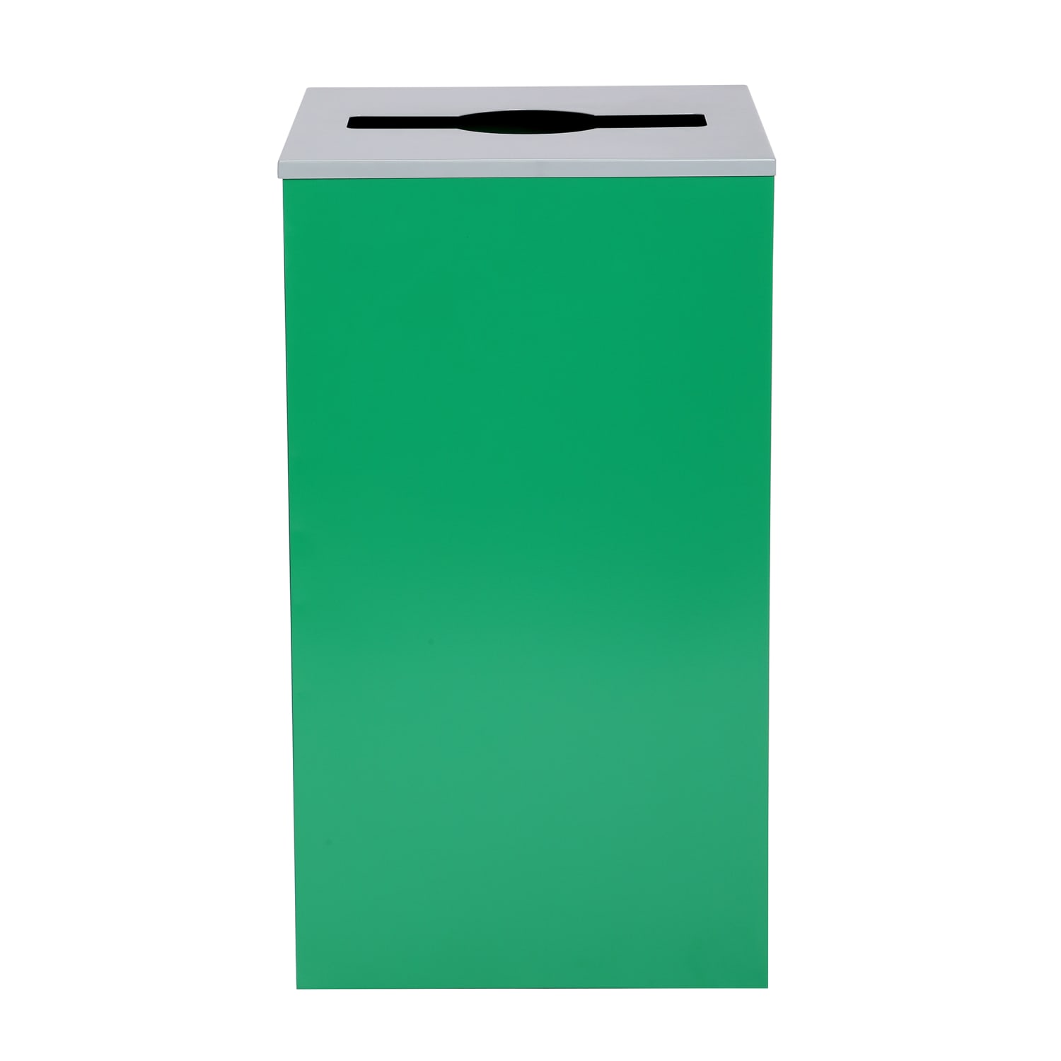 Alpine Industries Stainless-Steel Trash Bin With Mixed Opening Lid, 29 Gallon, 30inH x 16-15/16inW x 16-15/16inD, Green - Image 3