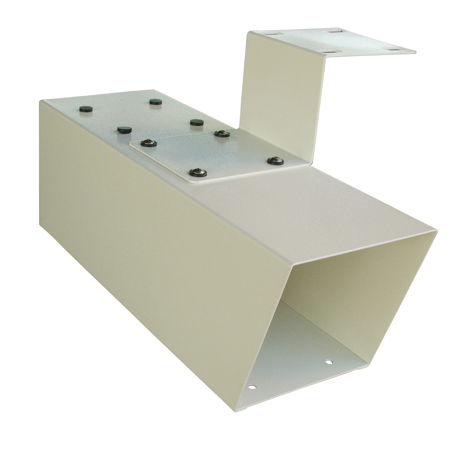 Mail Boss Locking Mailbox With Newspaper Holder, 17 1/2inH x 6inW x 6inD, White