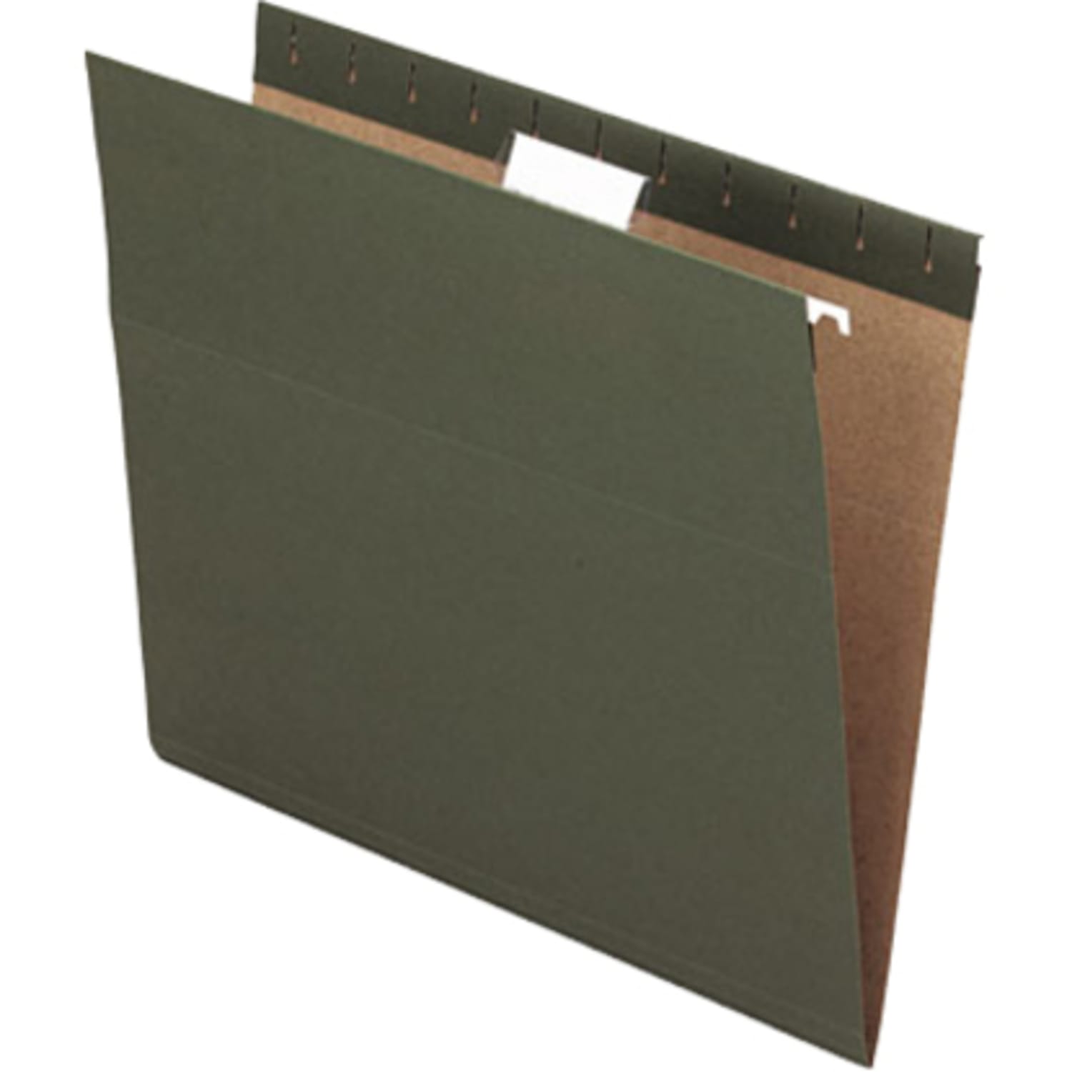 Pendaflex Hanging File Folders, Letter Size, 100% Recycled, Standard Green, Box Of 25 Folders - Image 4