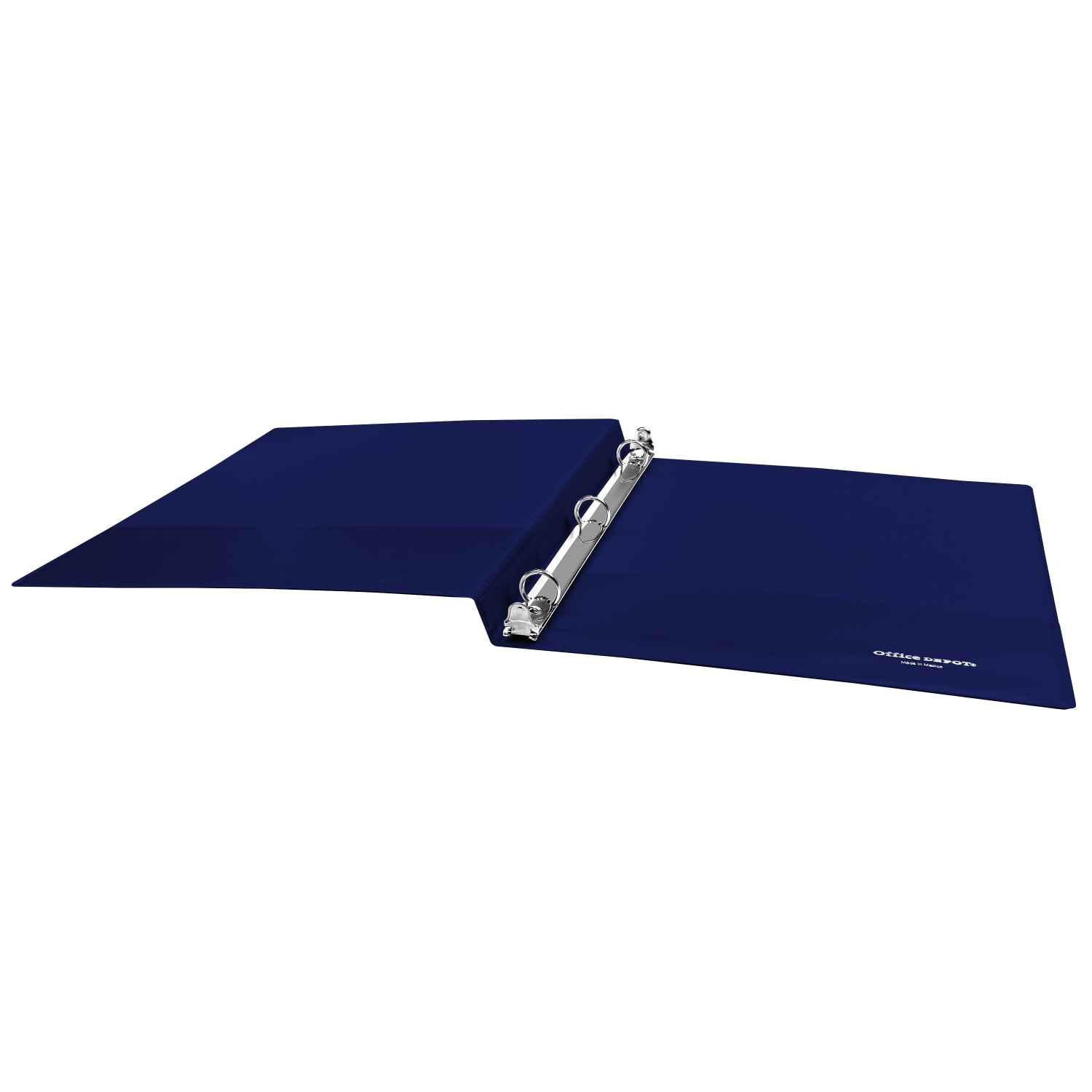 Office Depot Brand 3-Ring Durable View Binder, 1/2in Round Rings, Blue - Image 4