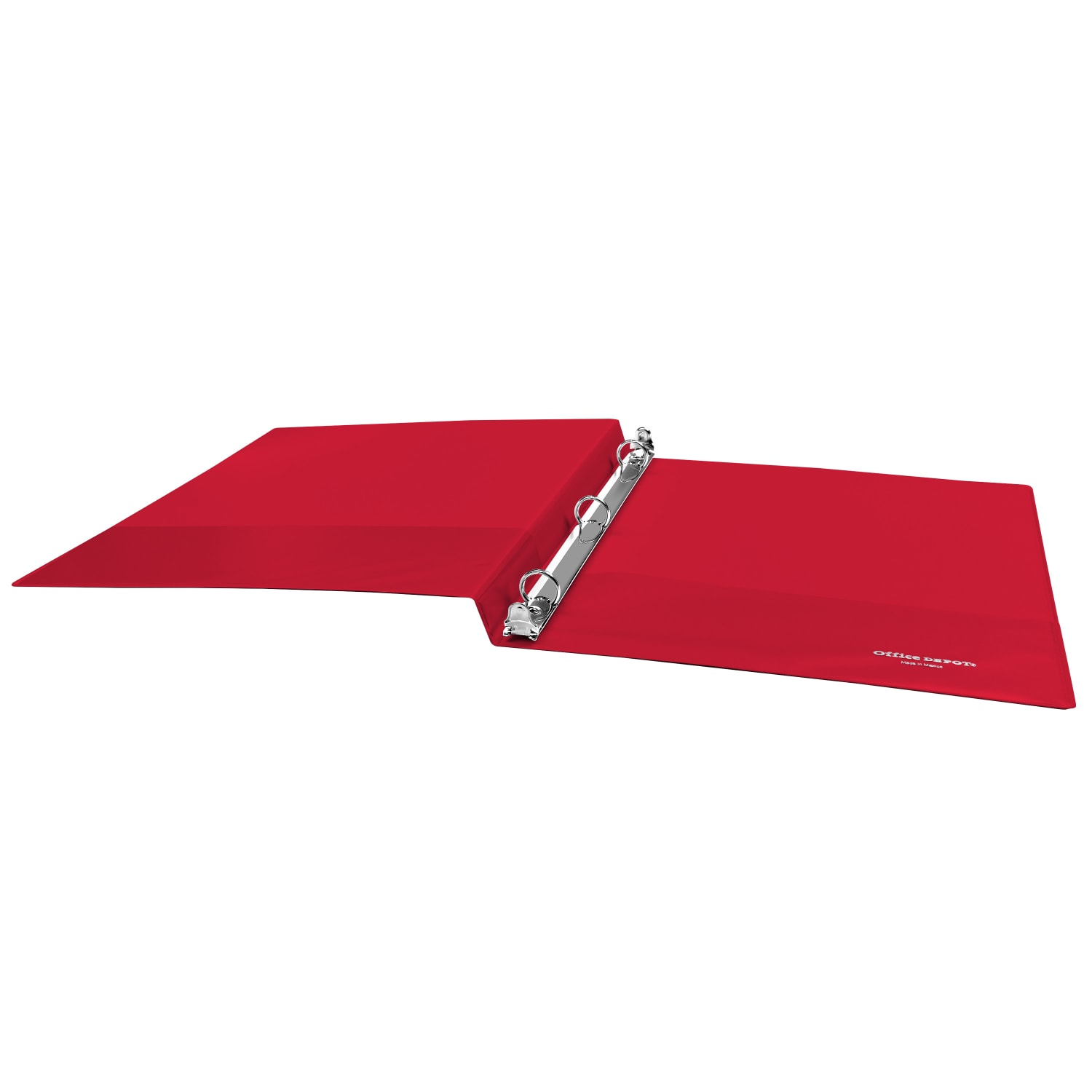 Office Depot Brand 3-Ring Durable View Binder, 1/2in Round Rings, Red - Image 4