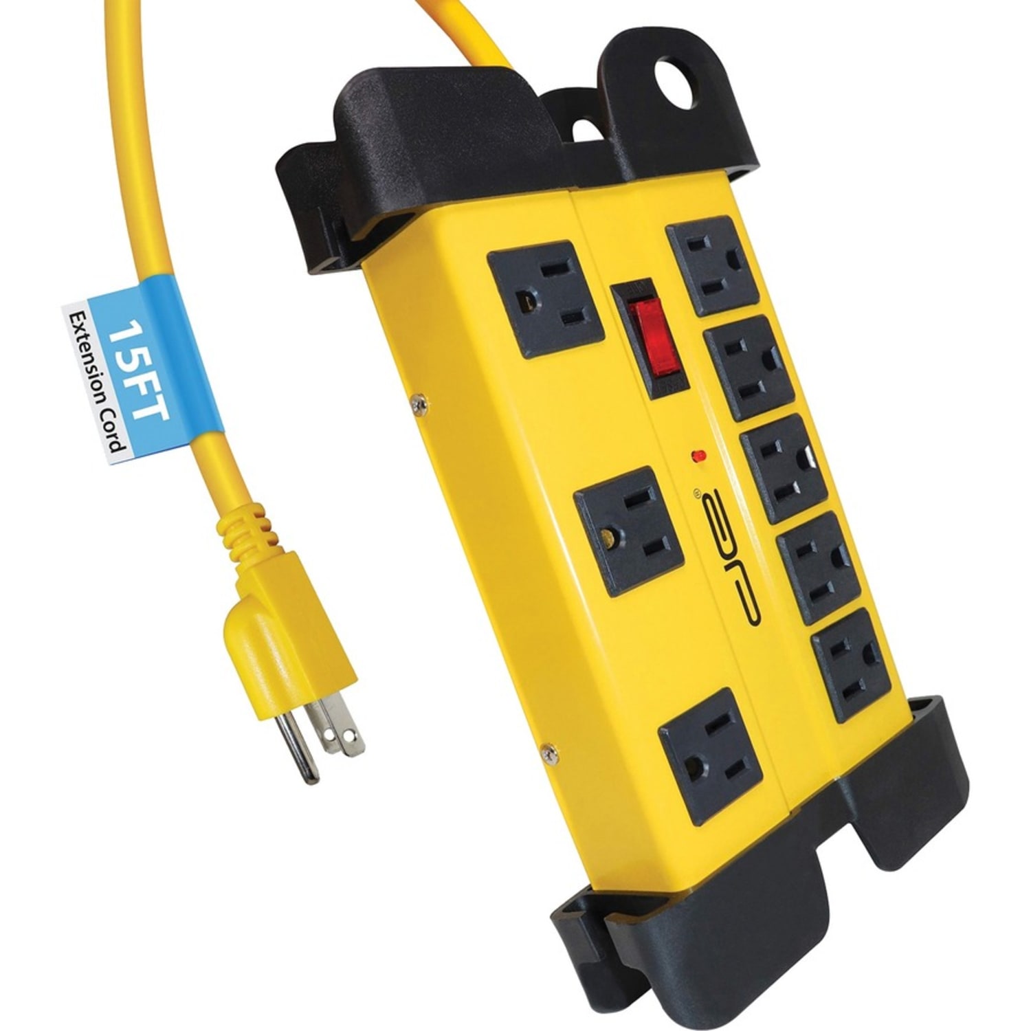 Digital Energy World 8-Outlets Surge Suppressor/Protector - 8 x AC Power - 1875 VA - 1050 J - 120 V AC Input - Image 4