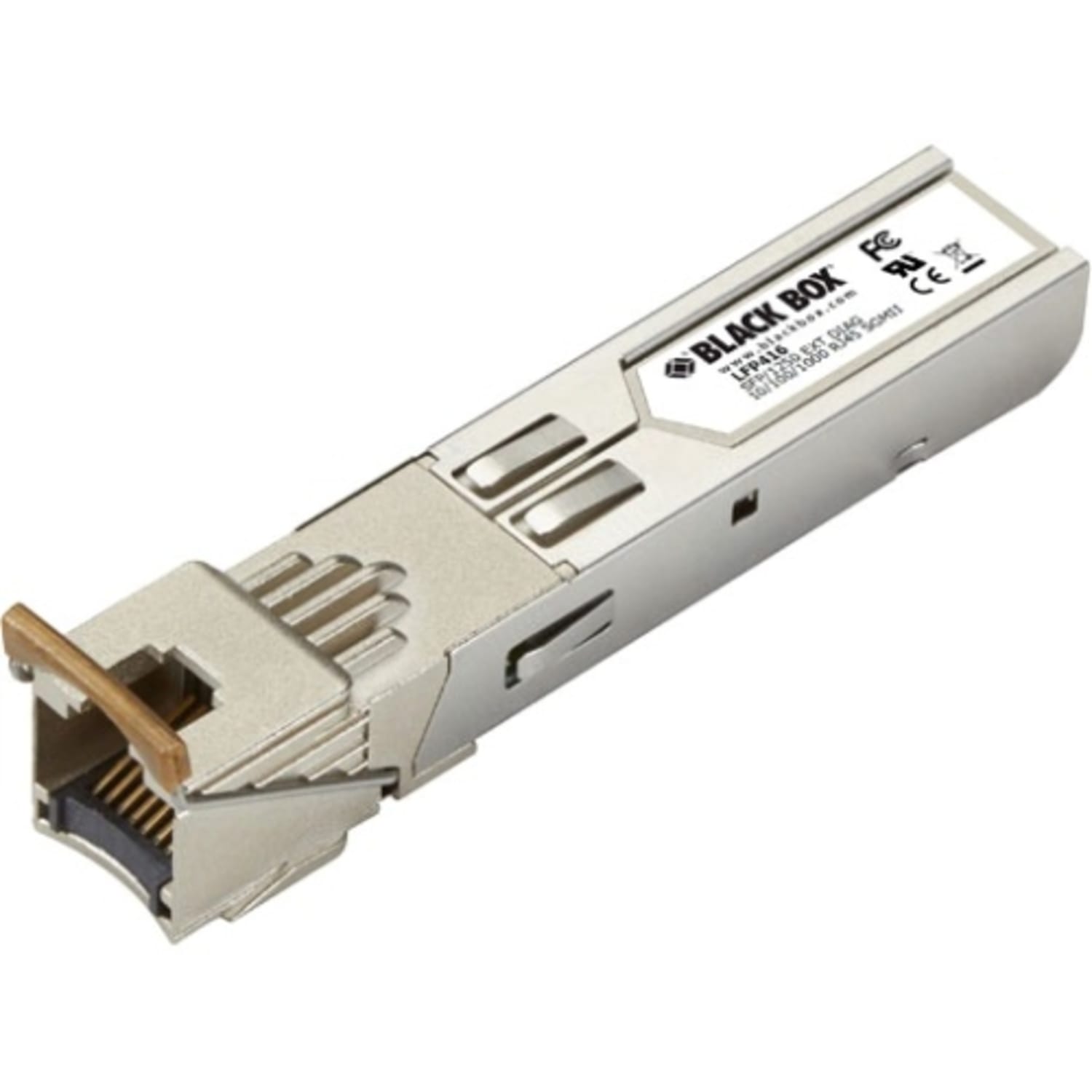 Black Box SFP (mini-GBIC) Module - For Data Networking - 1 x RJ-45 10/100/1000Base-T LAN - TAA Compliant - Image 3
