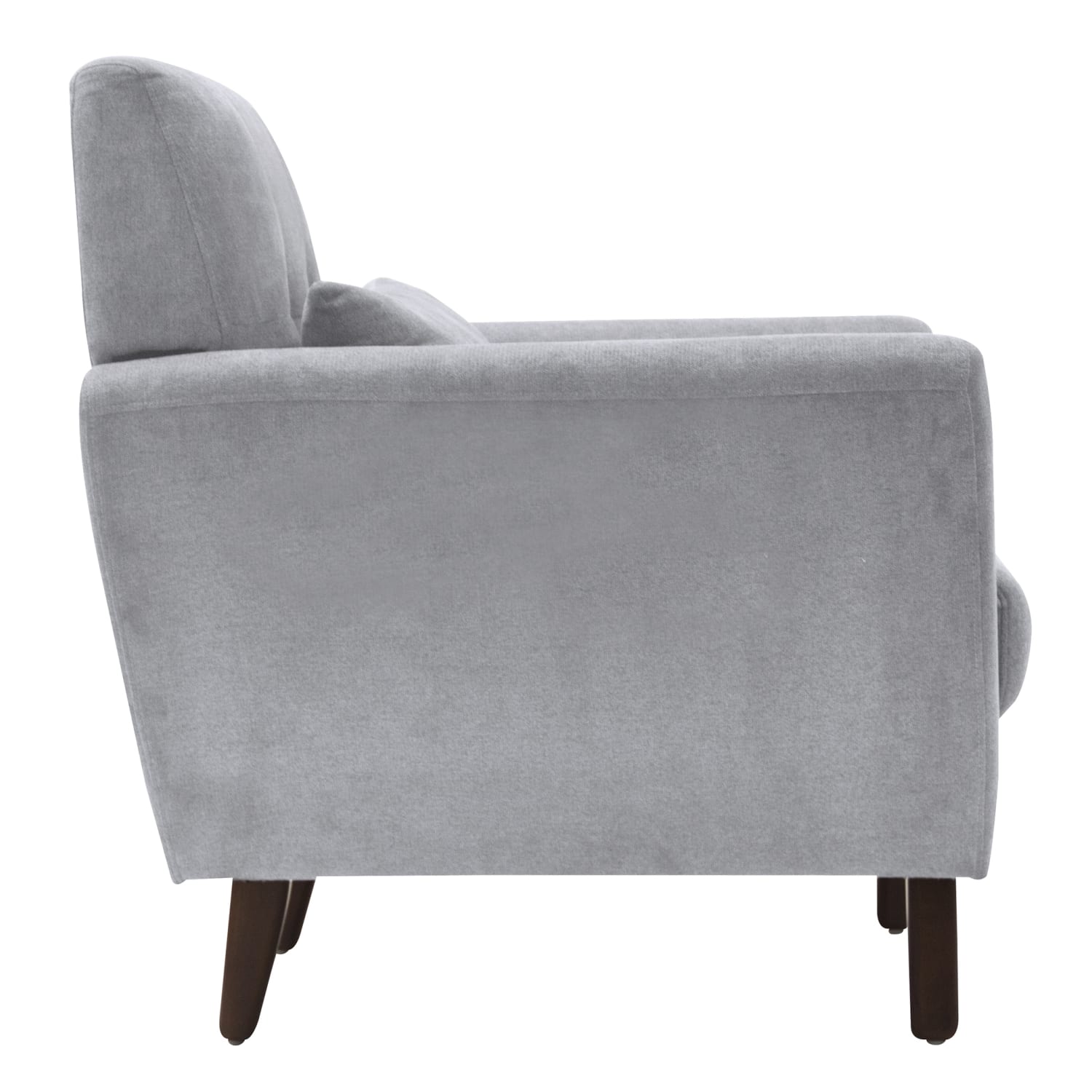 Serta Artesia Collection Arm Chair Smoke GrayChestnut PopularChairscom