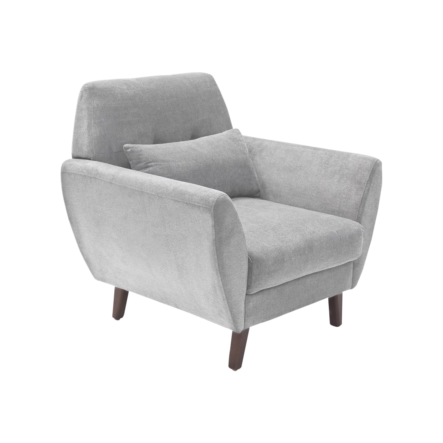 Serta Artesia Collection Arm Chair, Smoke Gray/Chestnut - Image 10