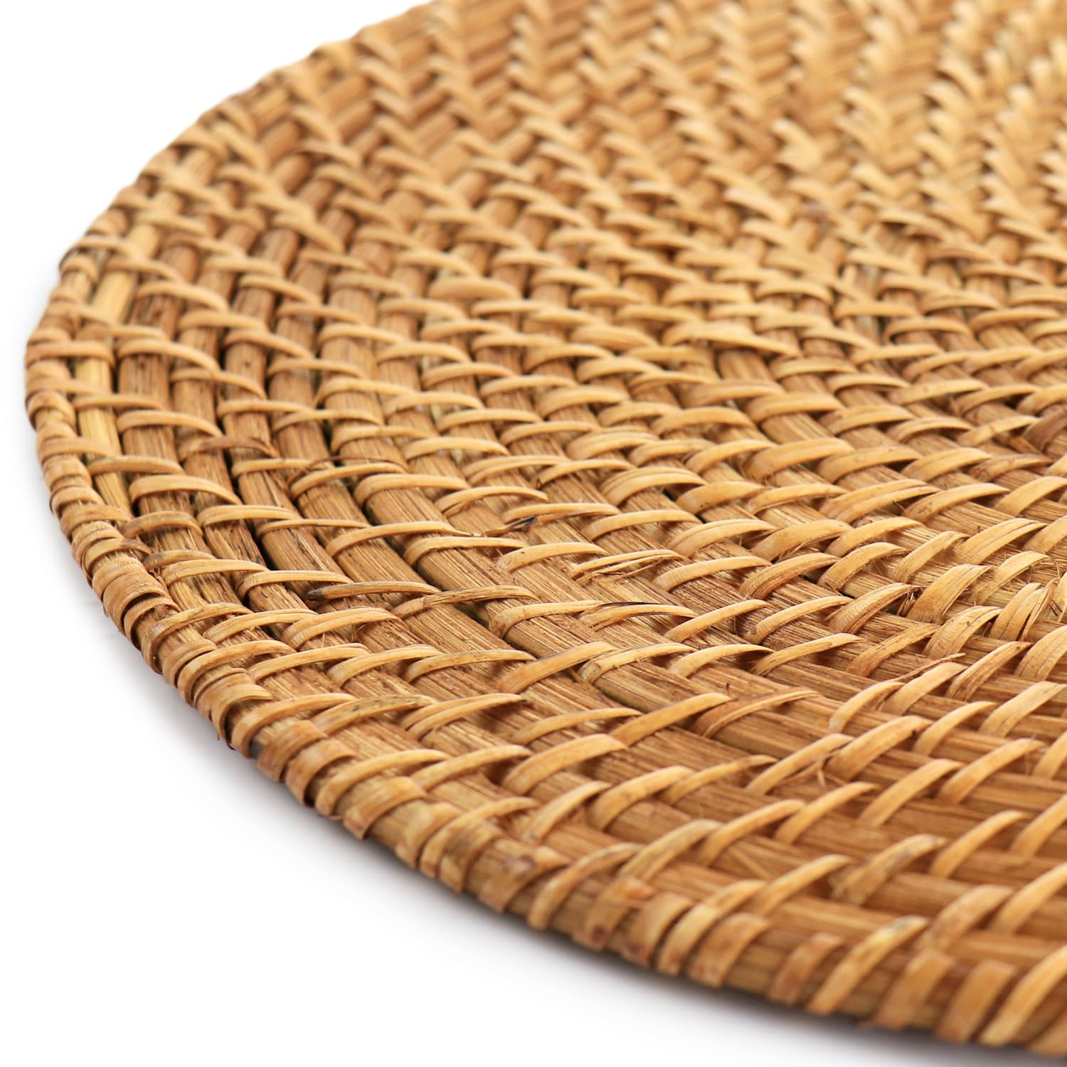 Martha Stewart Woven Placemat, 14in, Brown - Image 5