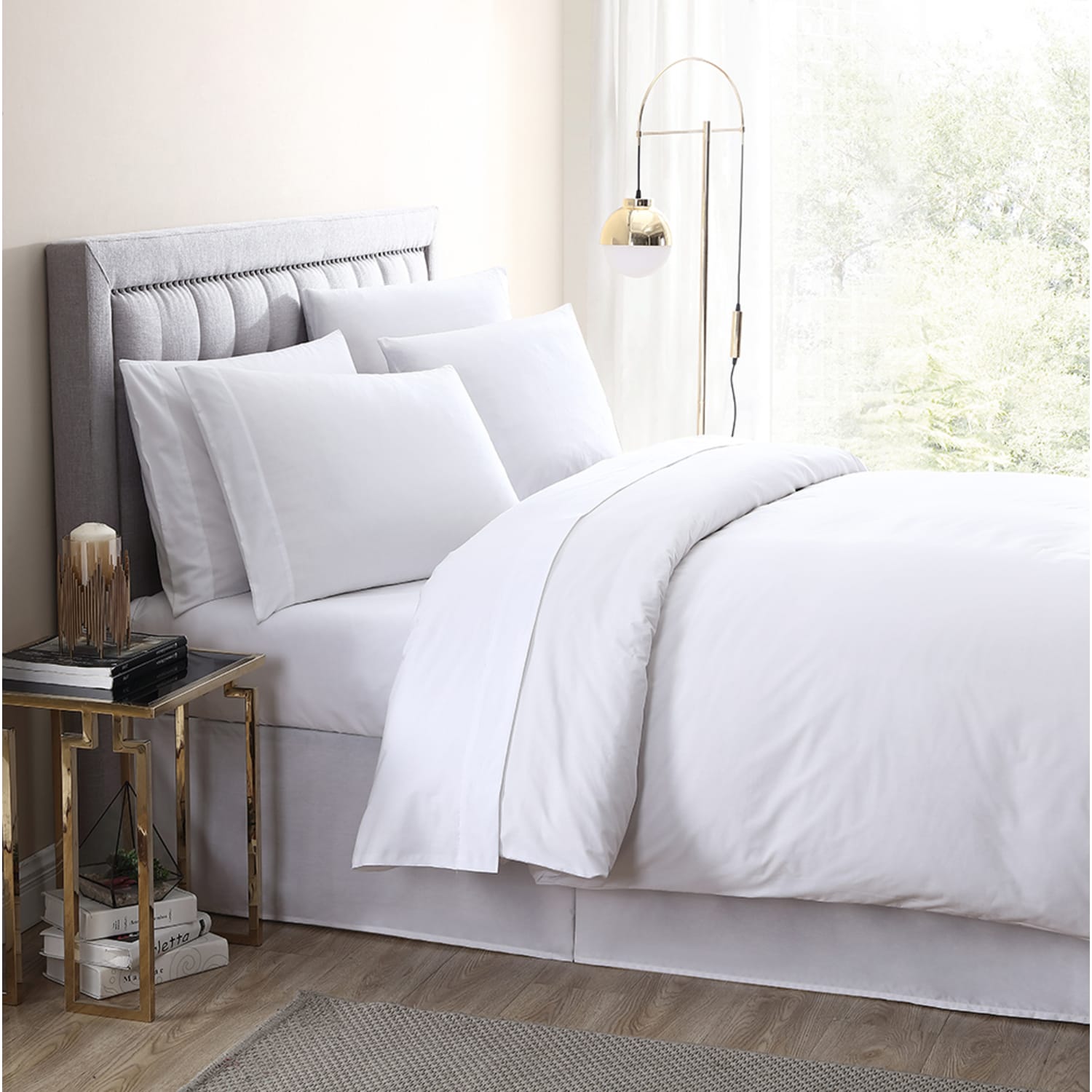 1888 Mills Suite Touch Twin XL Pleated Bed Skirts, 39in x 80in x 16in, White, Pack Of 72 Skirts - Image 6