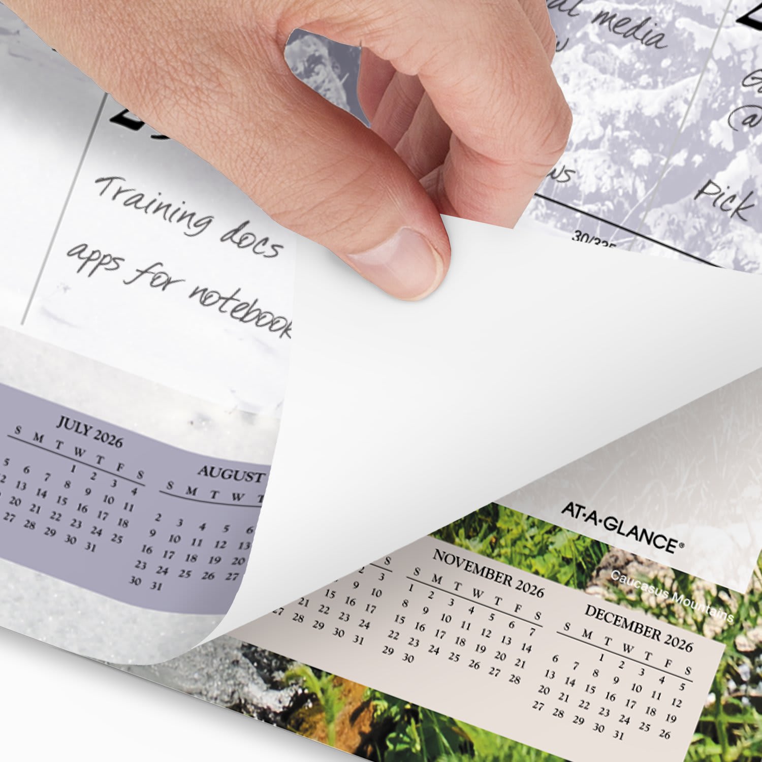 AT-A-GLANCE 2026 Scenic Monthly Wall Calendar, Large, 15 1/2in x 22 3/4in - Image 3