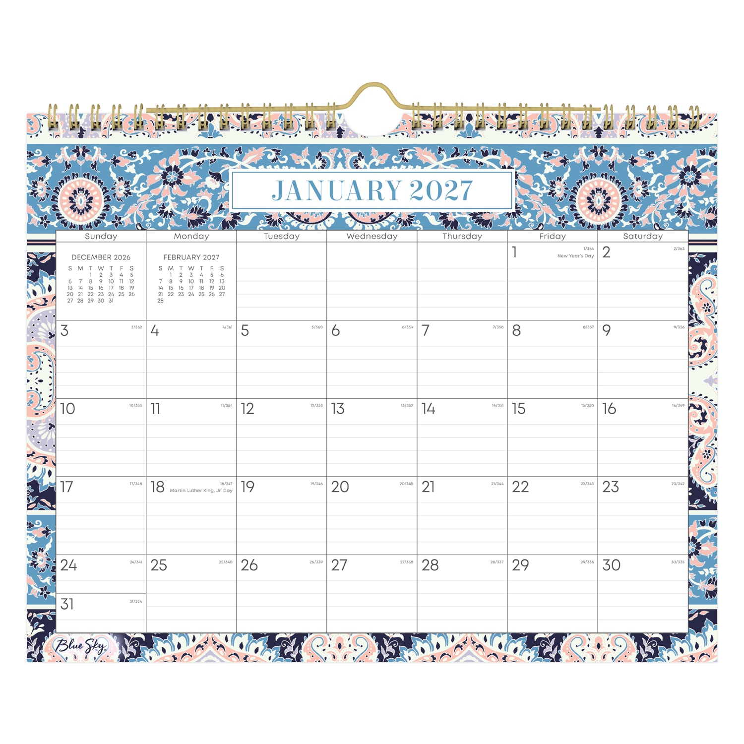 2027 Blue Sky Cocorrina Monthly Wall Calendar, 11x8.75, 0%, Cocorrina, Jan-Dec, RY27 - Image 3