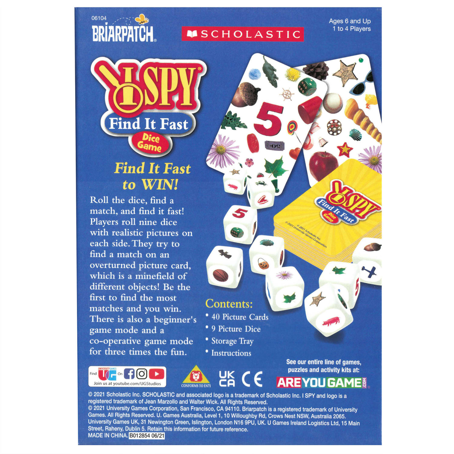 Briarpatch Scholastic I SPY Find It Fast Game - Image 4