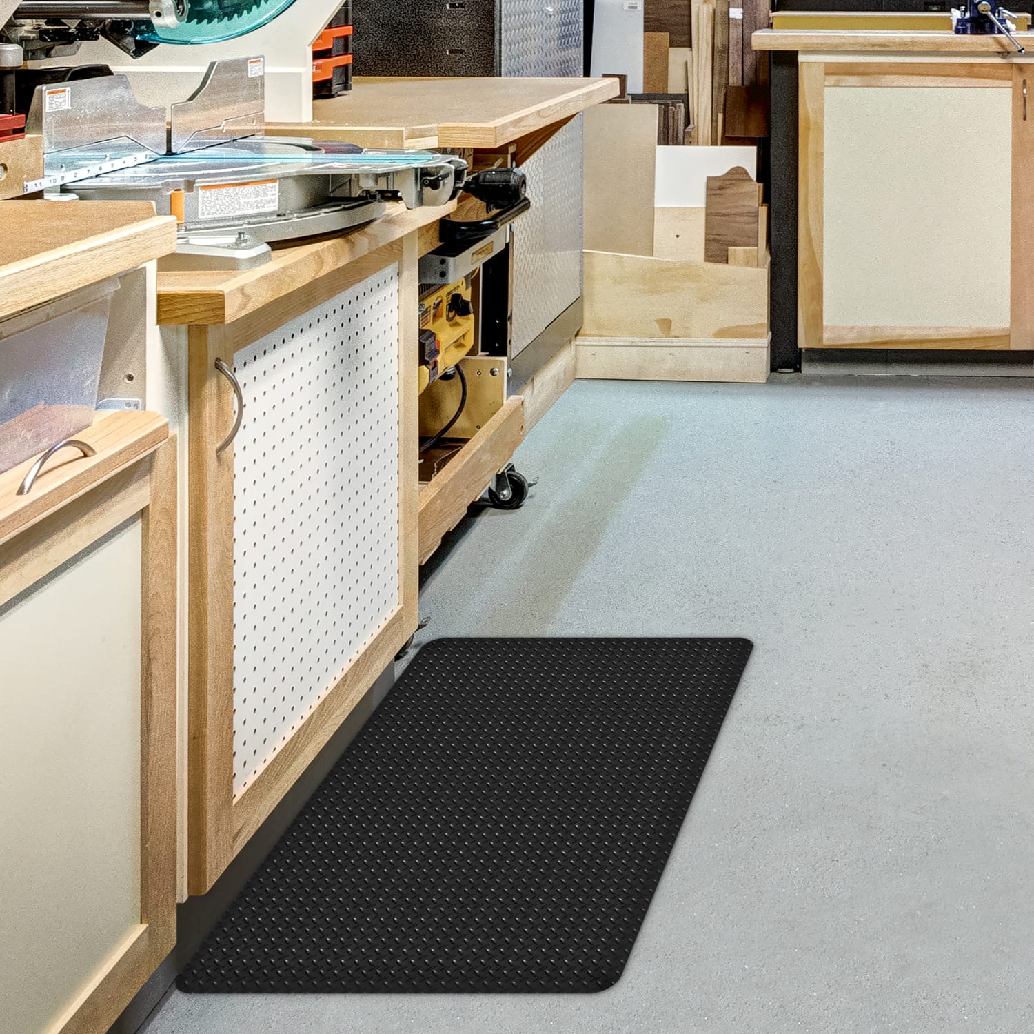 Office Depot Brand K-Marble Foot Anti-Fatigue Mat, 24inH x 36inW, Black/White - Image 4