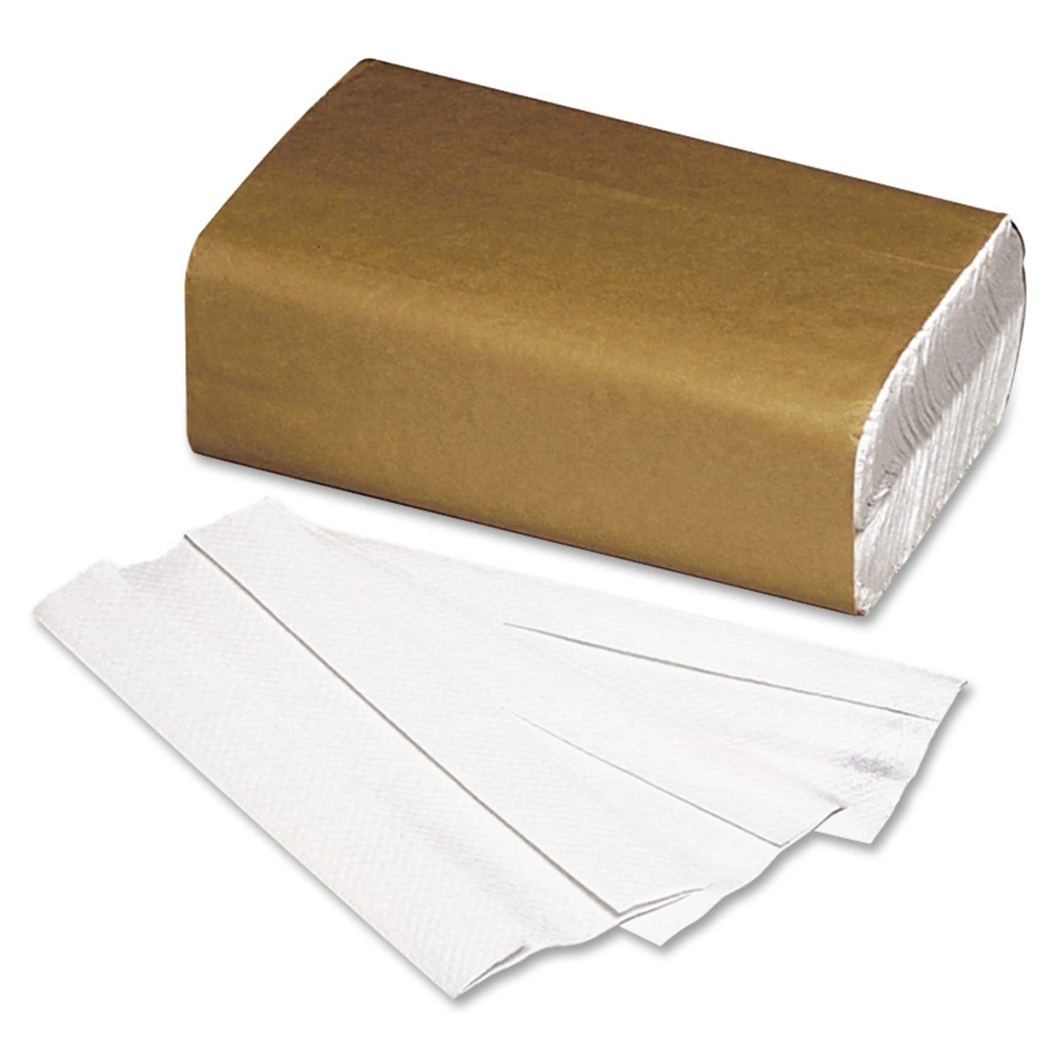 SKILCRAFT C-Fold 1-Ply Paper Towels, 100% Recycled, 200 Sheets Per Roll, Pack Of 12 Rolls (AbilityOne 8540-01-494-0909) - Image 4