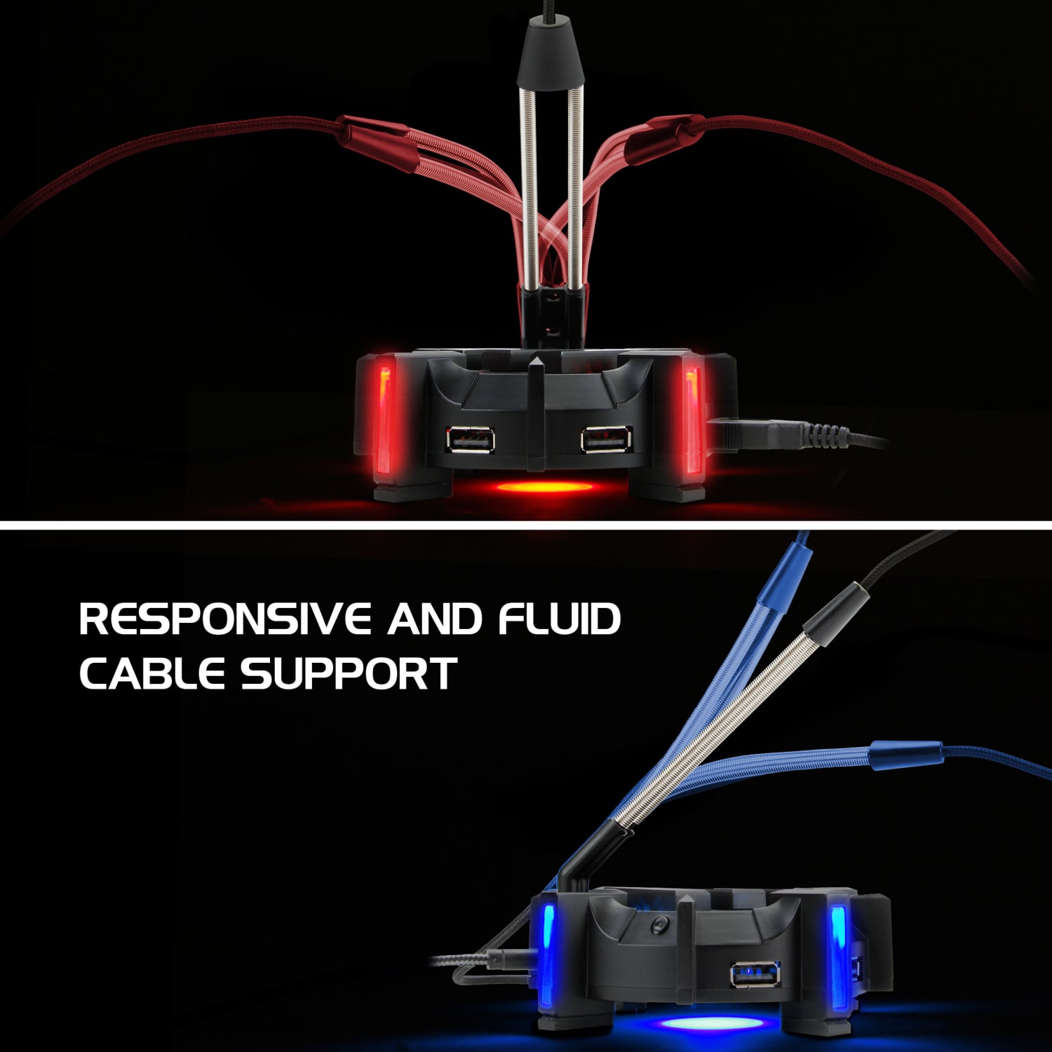 ENHANCE PRO Gaming Mouse Bungee - Hub - 4 x USB 2.0 - desktop - Image 5