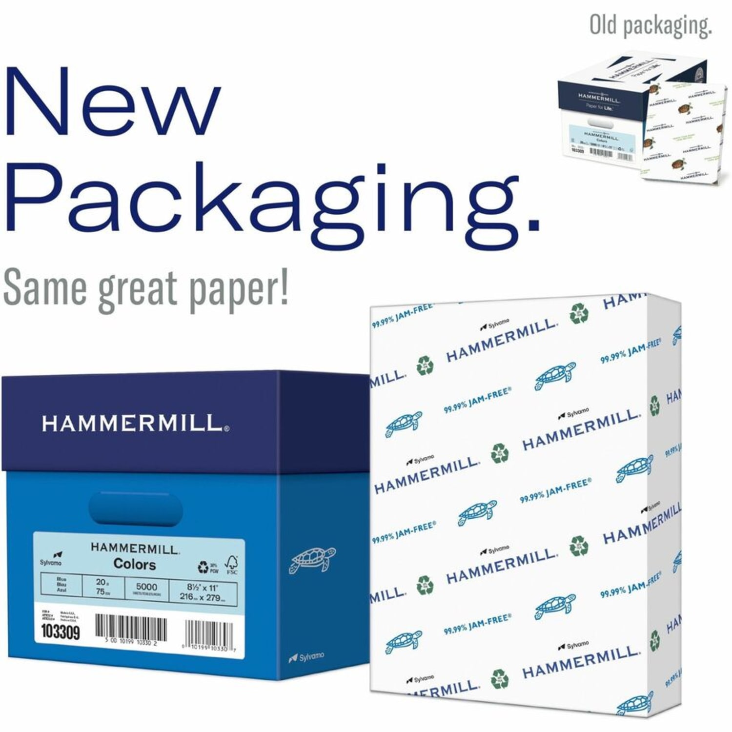 Hammermill Fore Multi-Use Printer & Copy Paper, 1 Ream, Canary, Legal (8.5in x 14in), 500 Sheets Per Ream, 20 Lb, 96 Brightness, 30% Recycled - Image 5